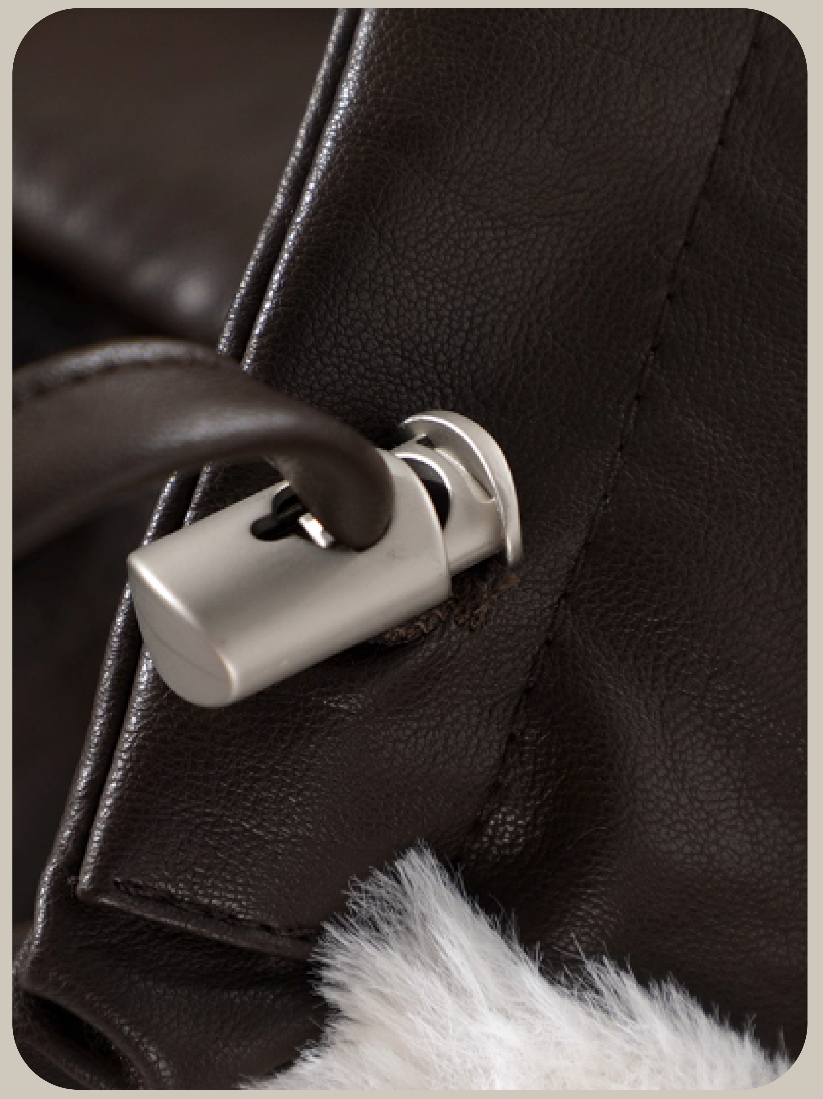 Cool Leather Fur Jacket/クールレザーファージャケット