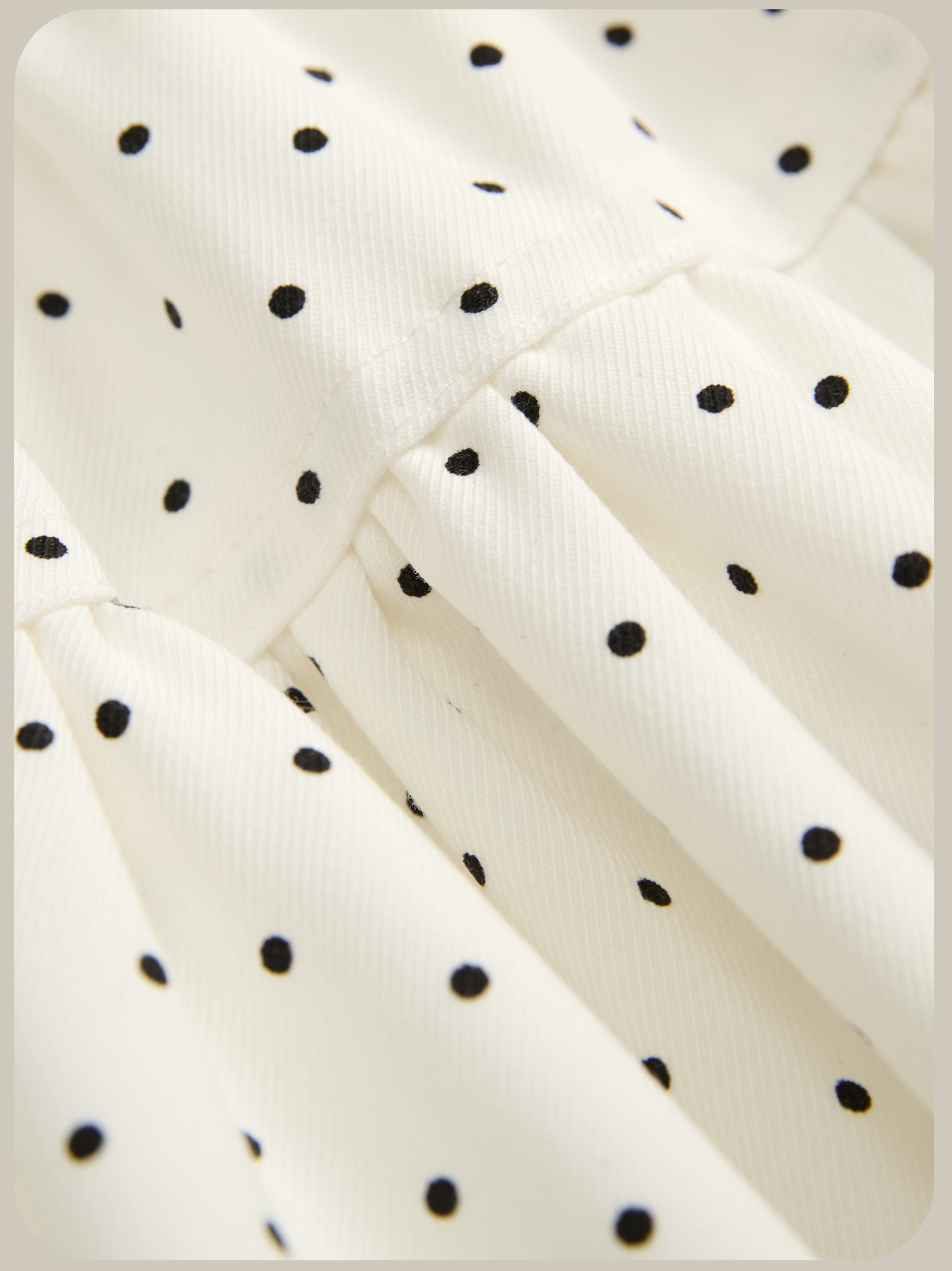 Dots Flare Mini Skirt ドット柄フレアミニスカート