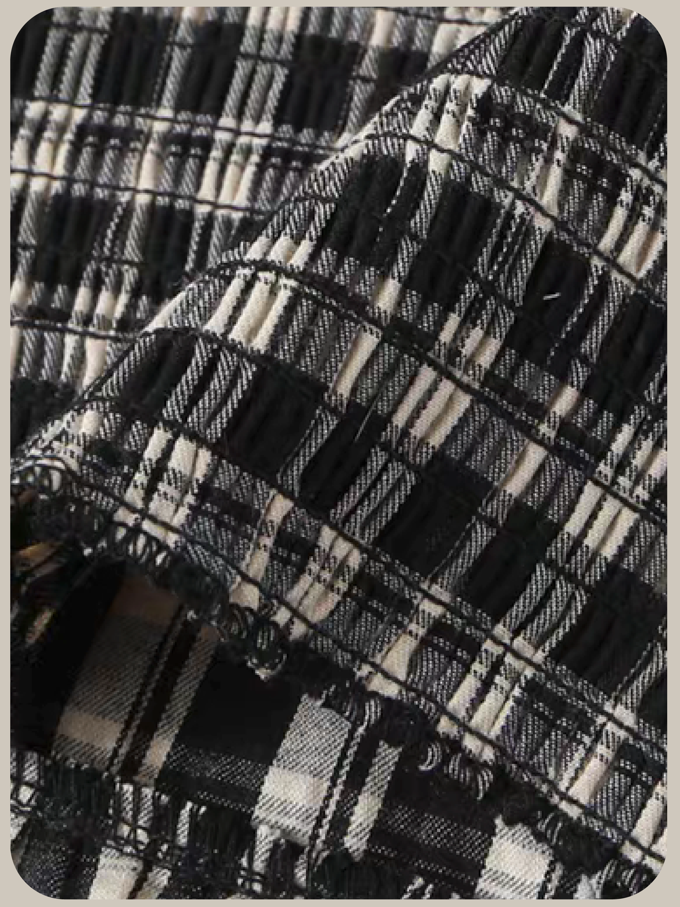 Lace Trim Plaid Bow Top/レーストリムチェック柄リボントップス