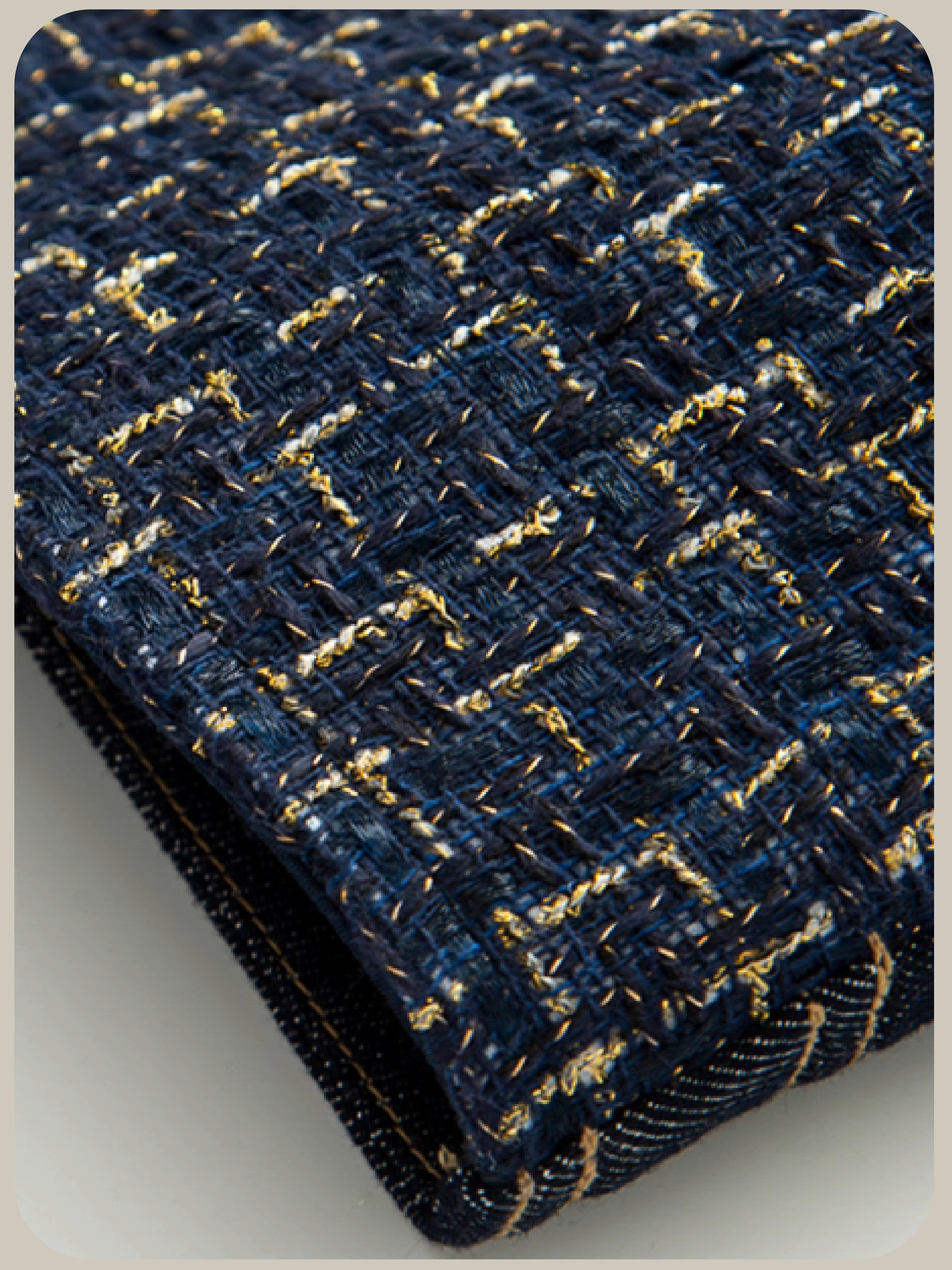 Tweed Stitching Denim Jacket/ツイードステッチデニムジャケット