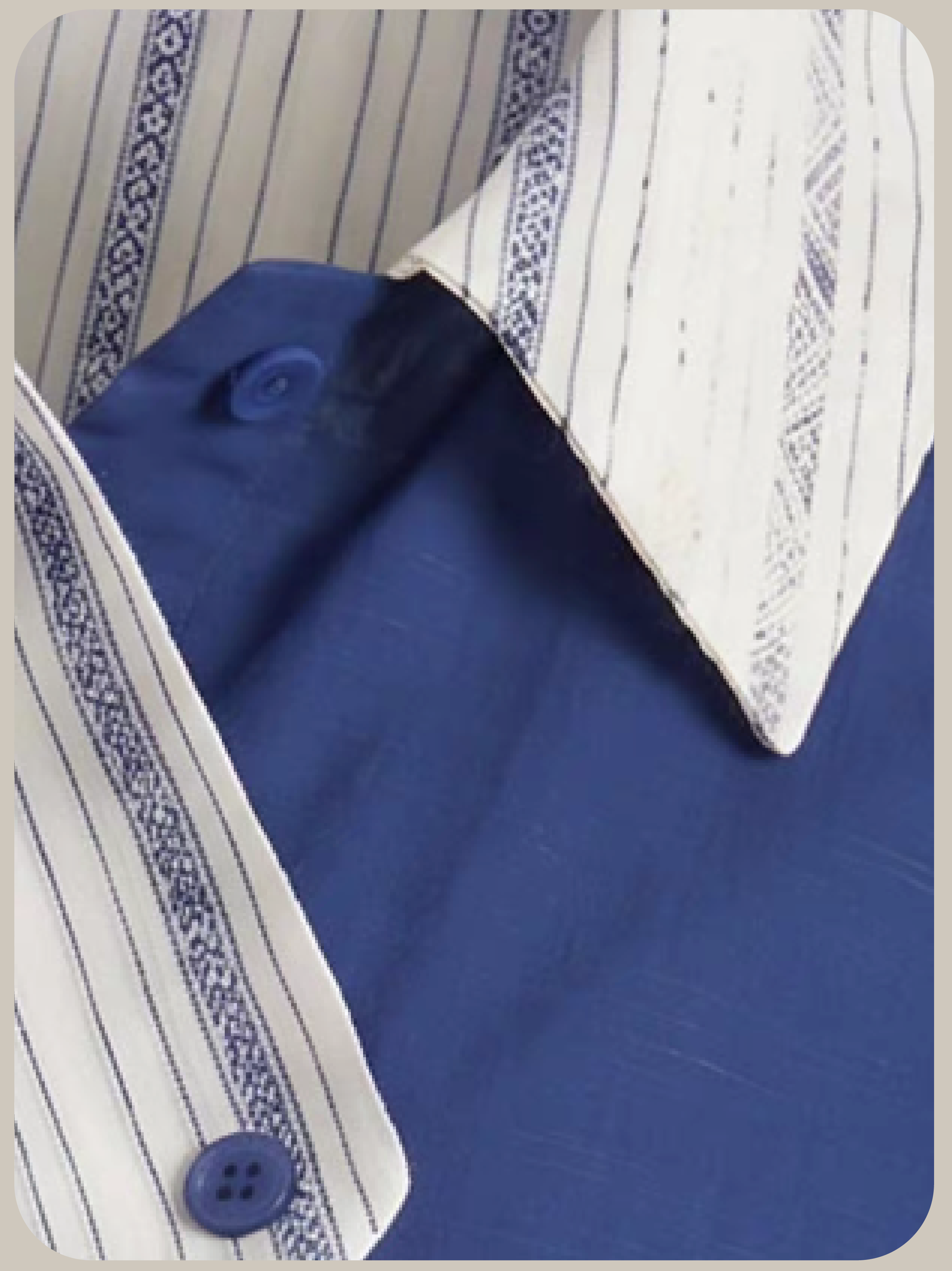 Asymmetry Stripe Docking Shirt/アシンメトリーストライプドッキングシャツ