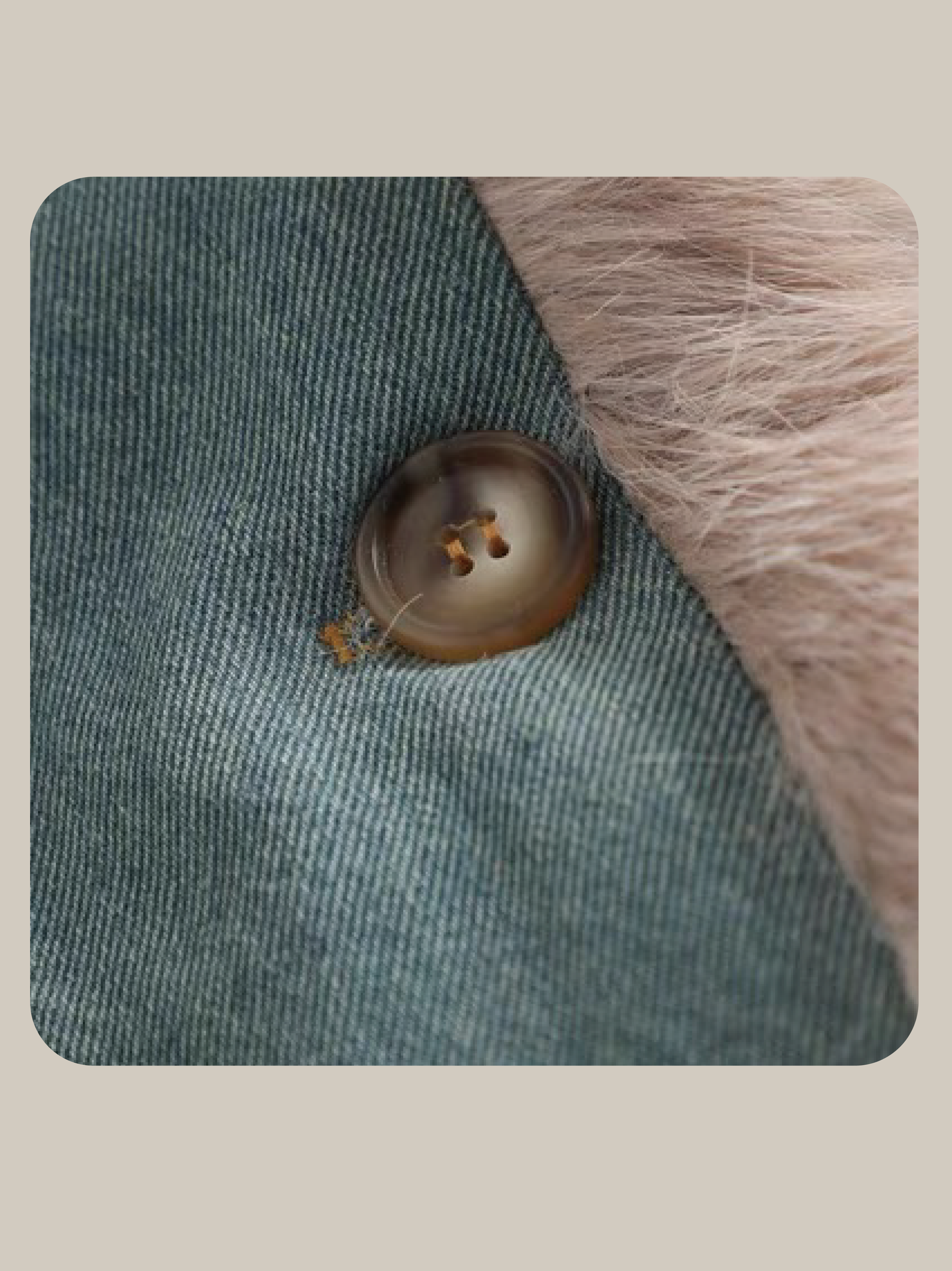 Fur Stitching Denim Inner Down Coat ファーステッチデニムインナーダウンコート