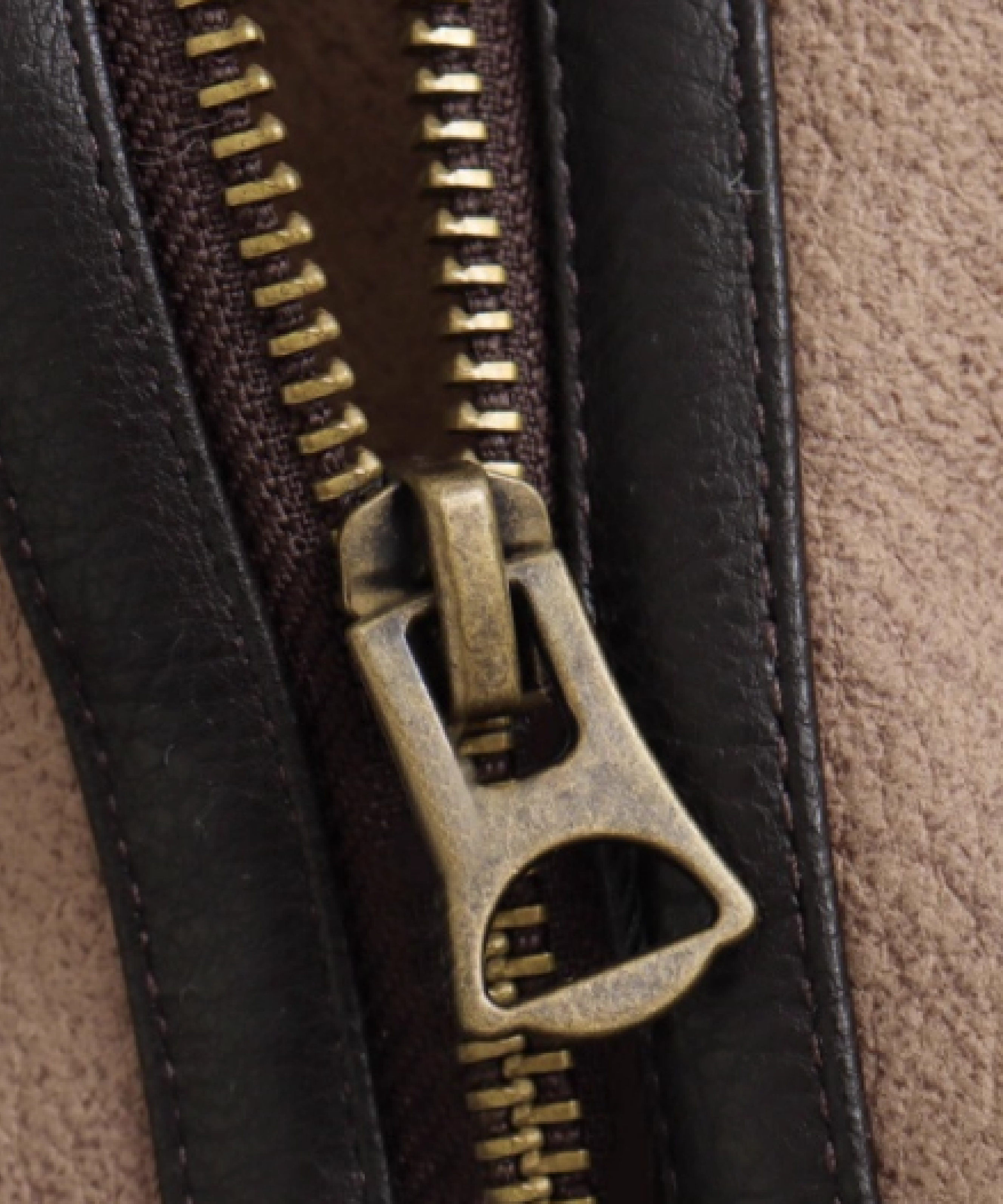 Faux Fur PU Belt Coat