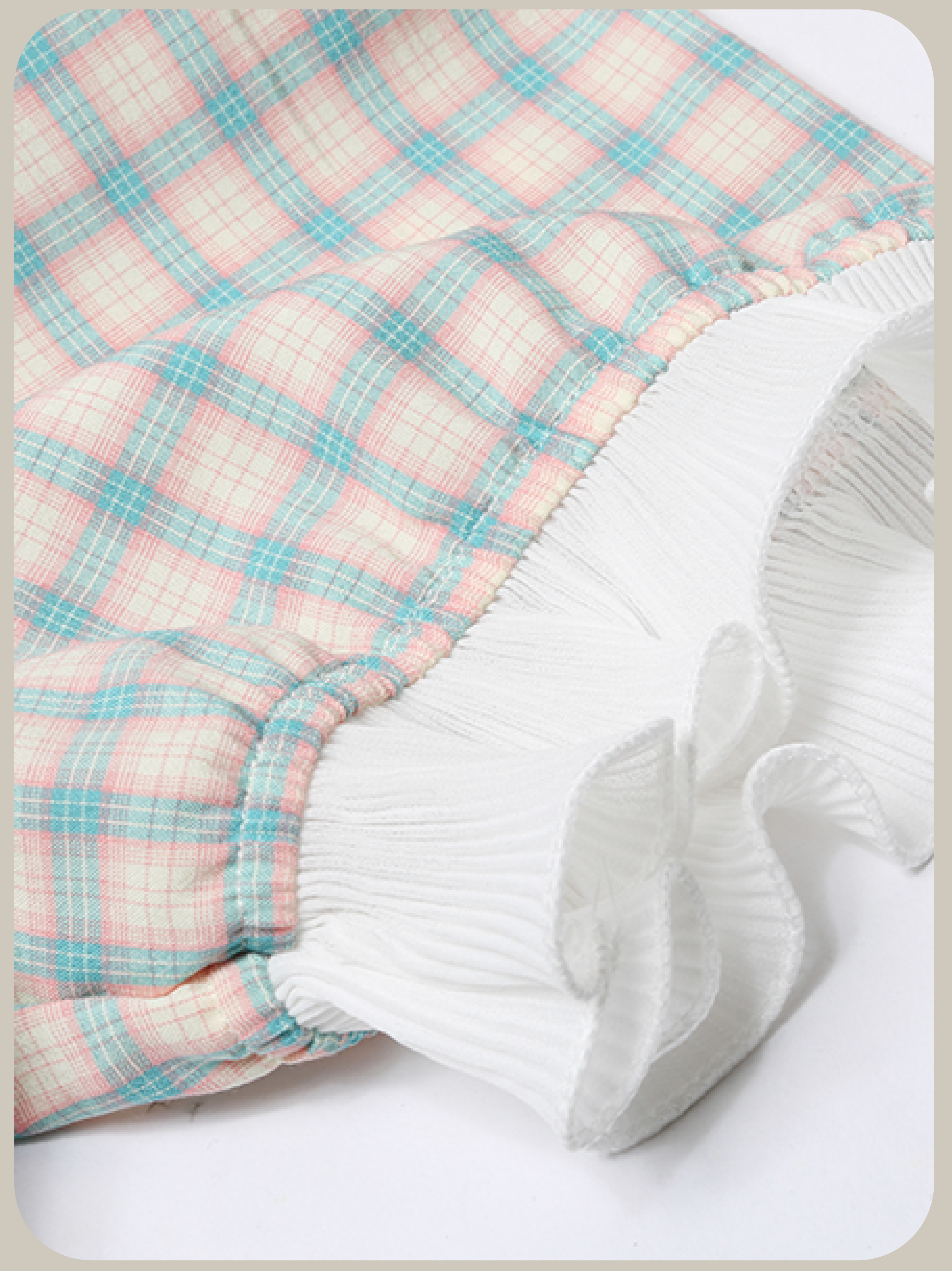 Asymmetric Pocket Check Dress