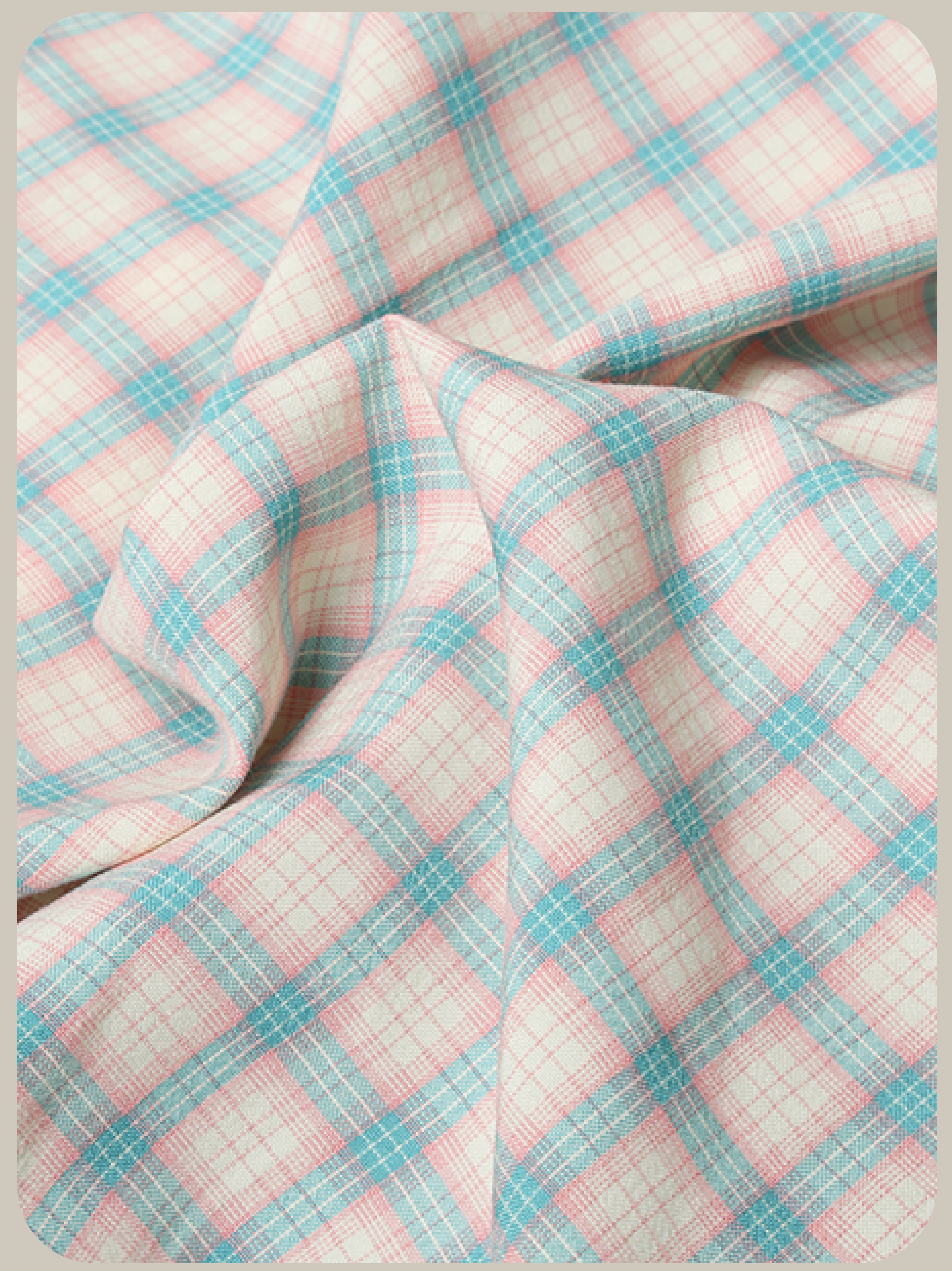 Asymmetric Pocket Check Dress