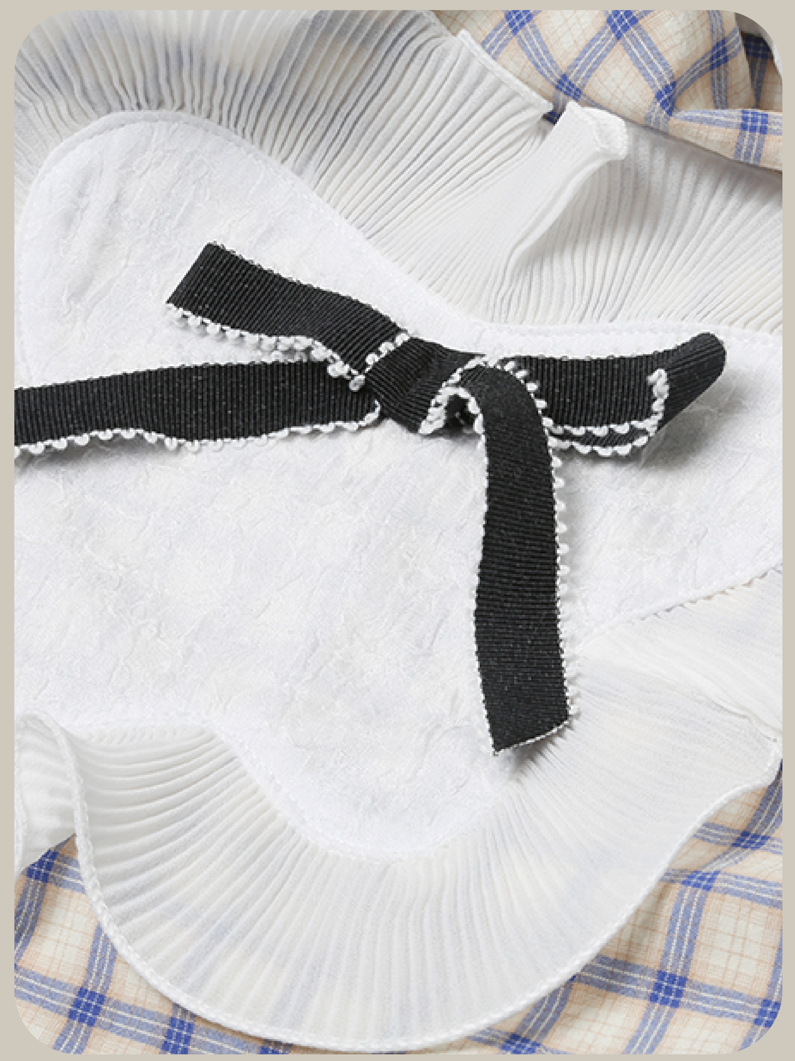 Asymmetric Pocket Check Dress