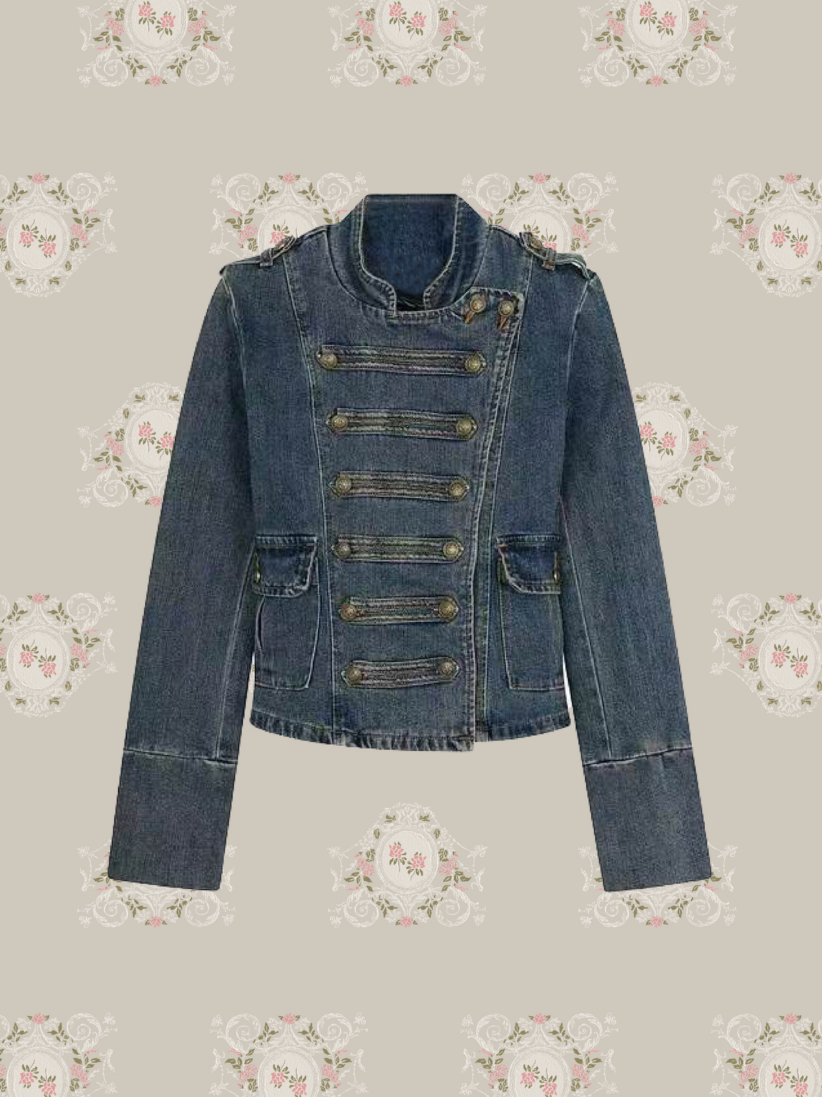 Retro Rivet Denim Jacket/レトロリベットデニムジャケット