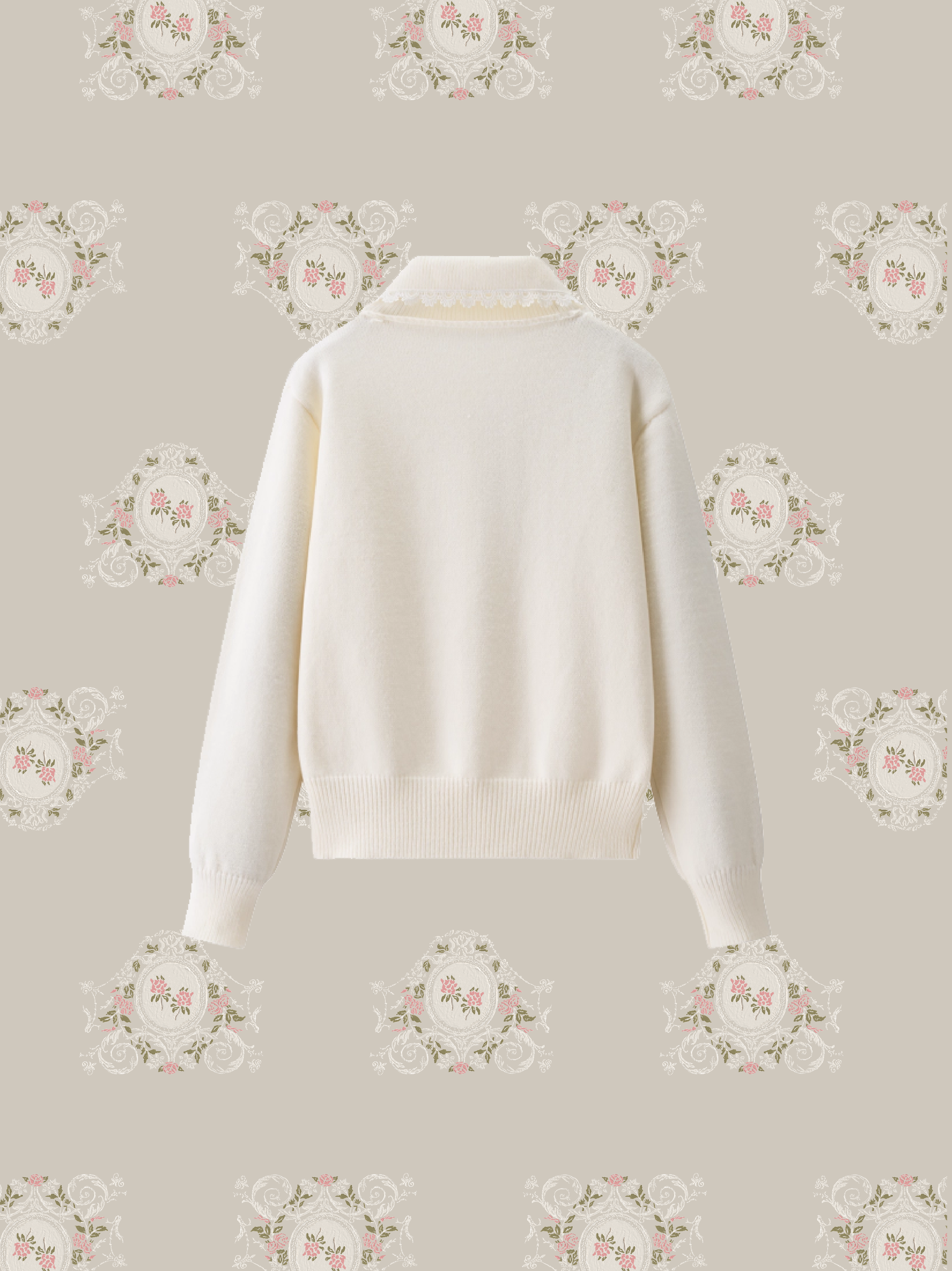 Pearl Button Sweet Rib Cardigan/パールボタン スイートリブカーディガン