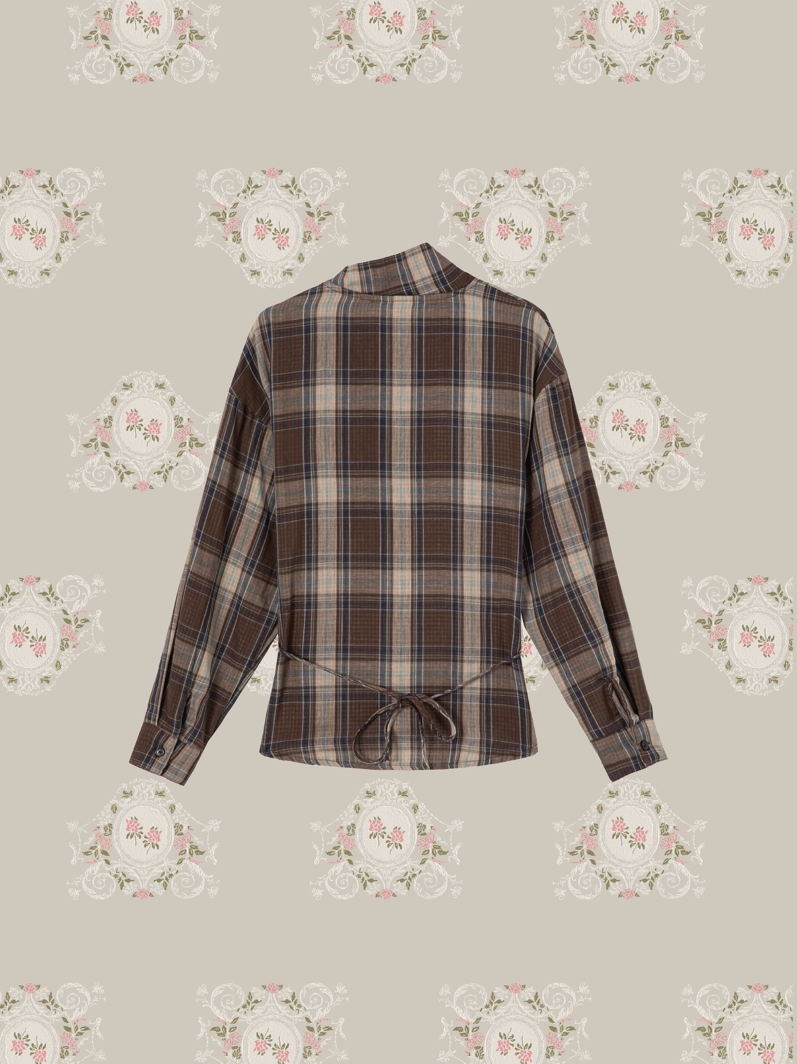 Asymmetry Check Shirt/アシンメトリーチェックシャツ