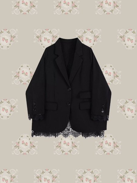 Back Lace Design Jacket