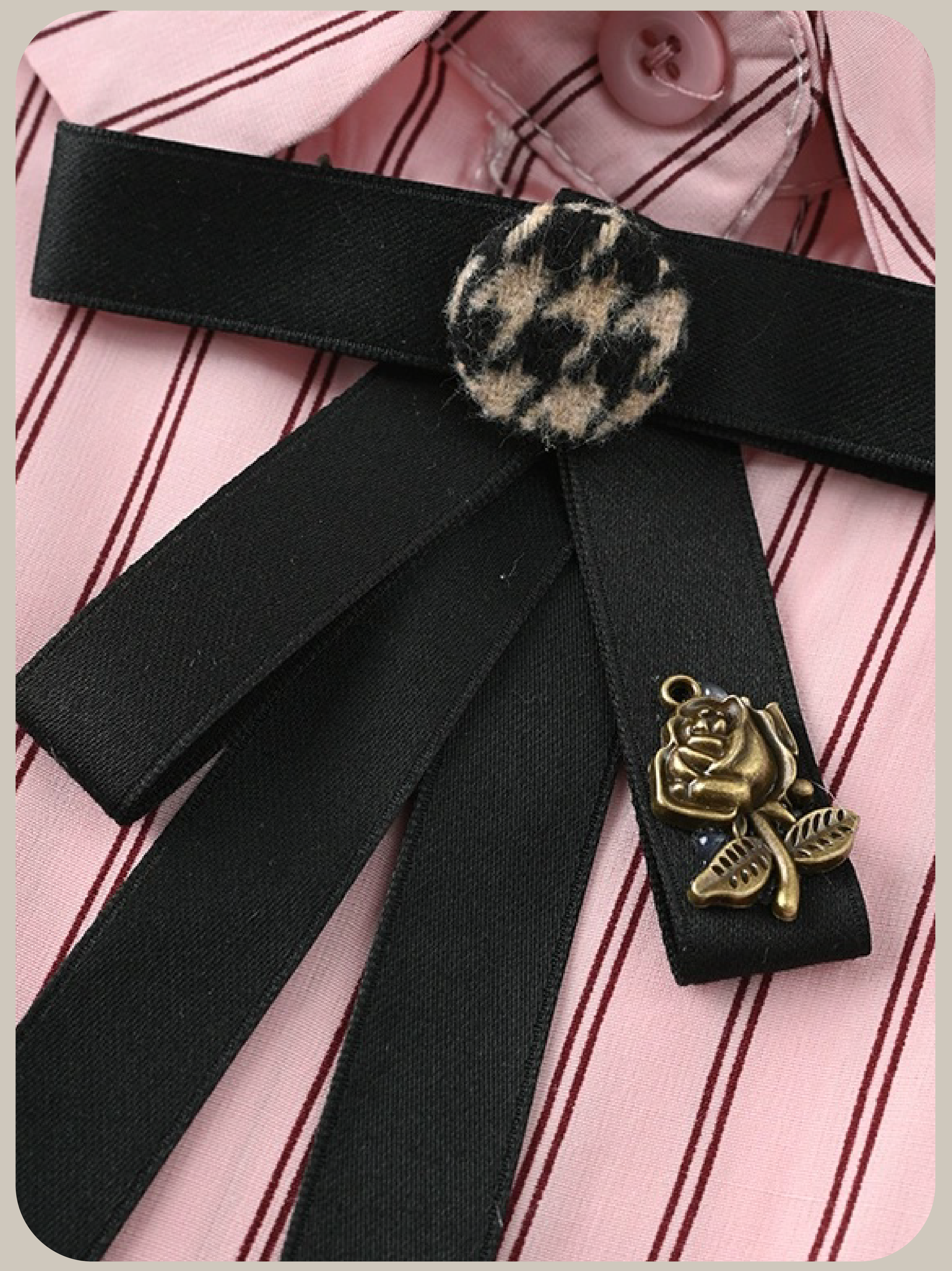 Sailor Collar Dress Stripe Shirt Set Up/セーラーカラーワンピースストライプシャツセットアップ