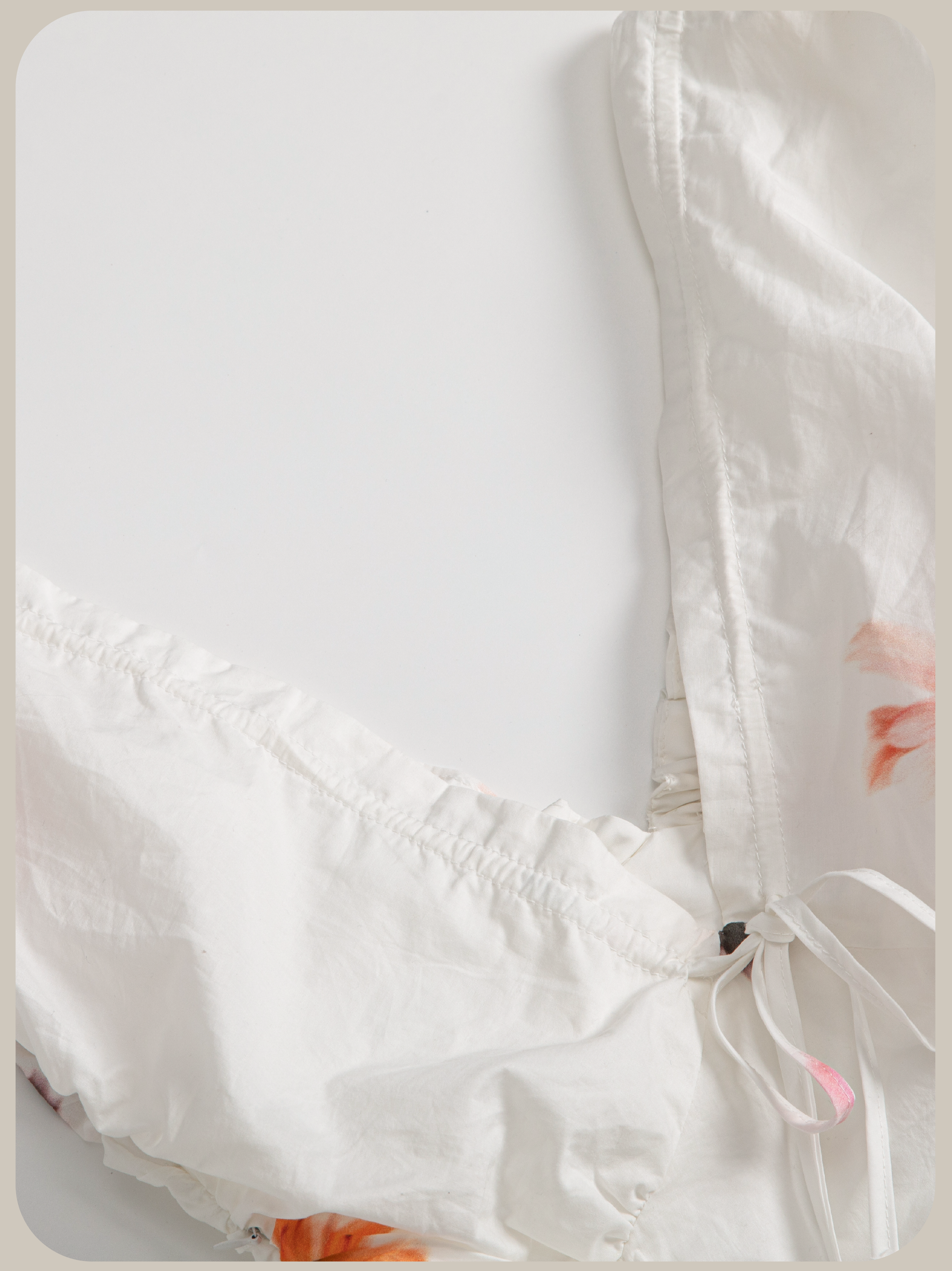 V-neck Garden Print One Piece/Vネックガーデンプリントワンピース