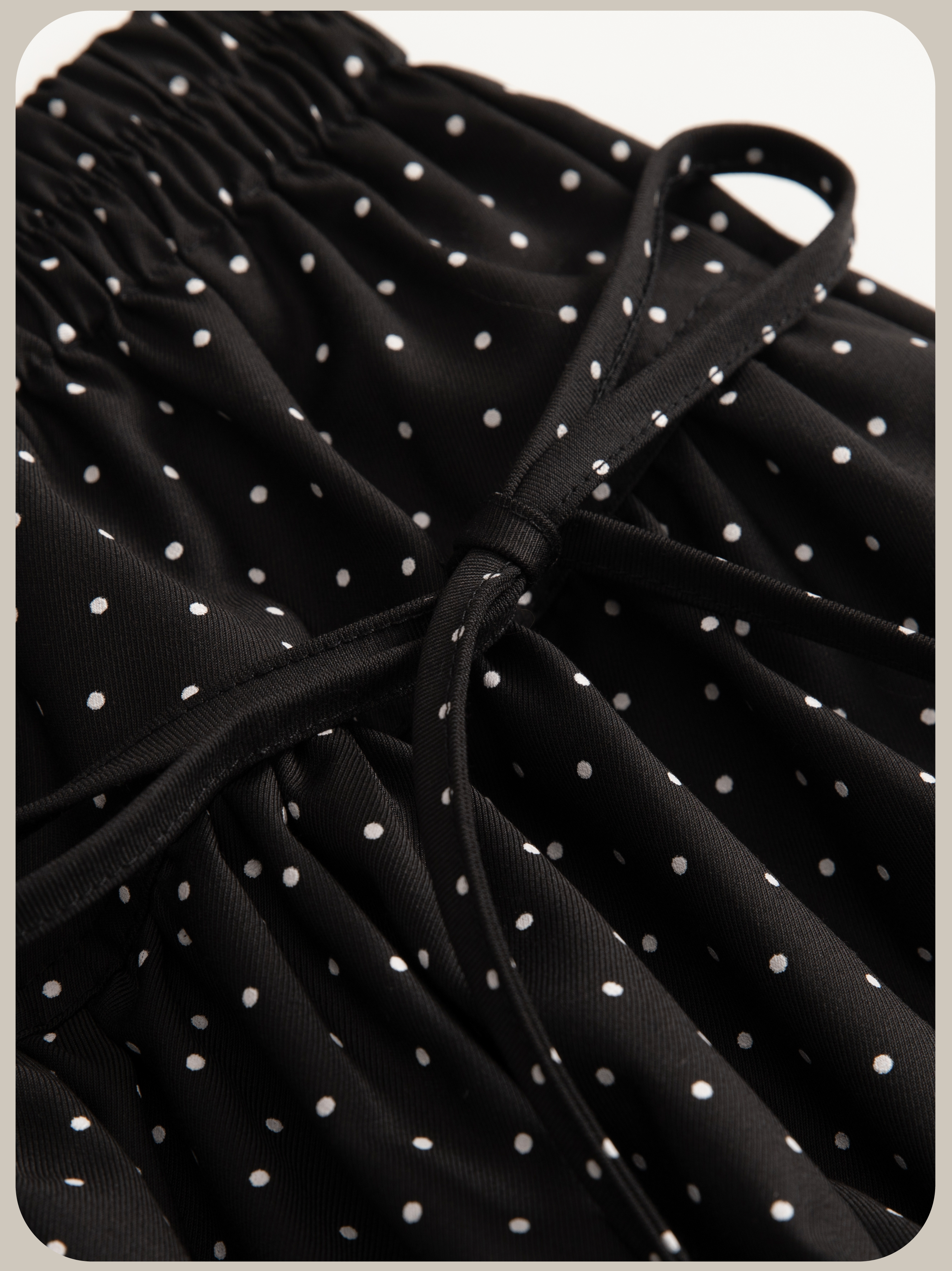 Dots Flare Mini Skirt ドット柄フレアミニスカート