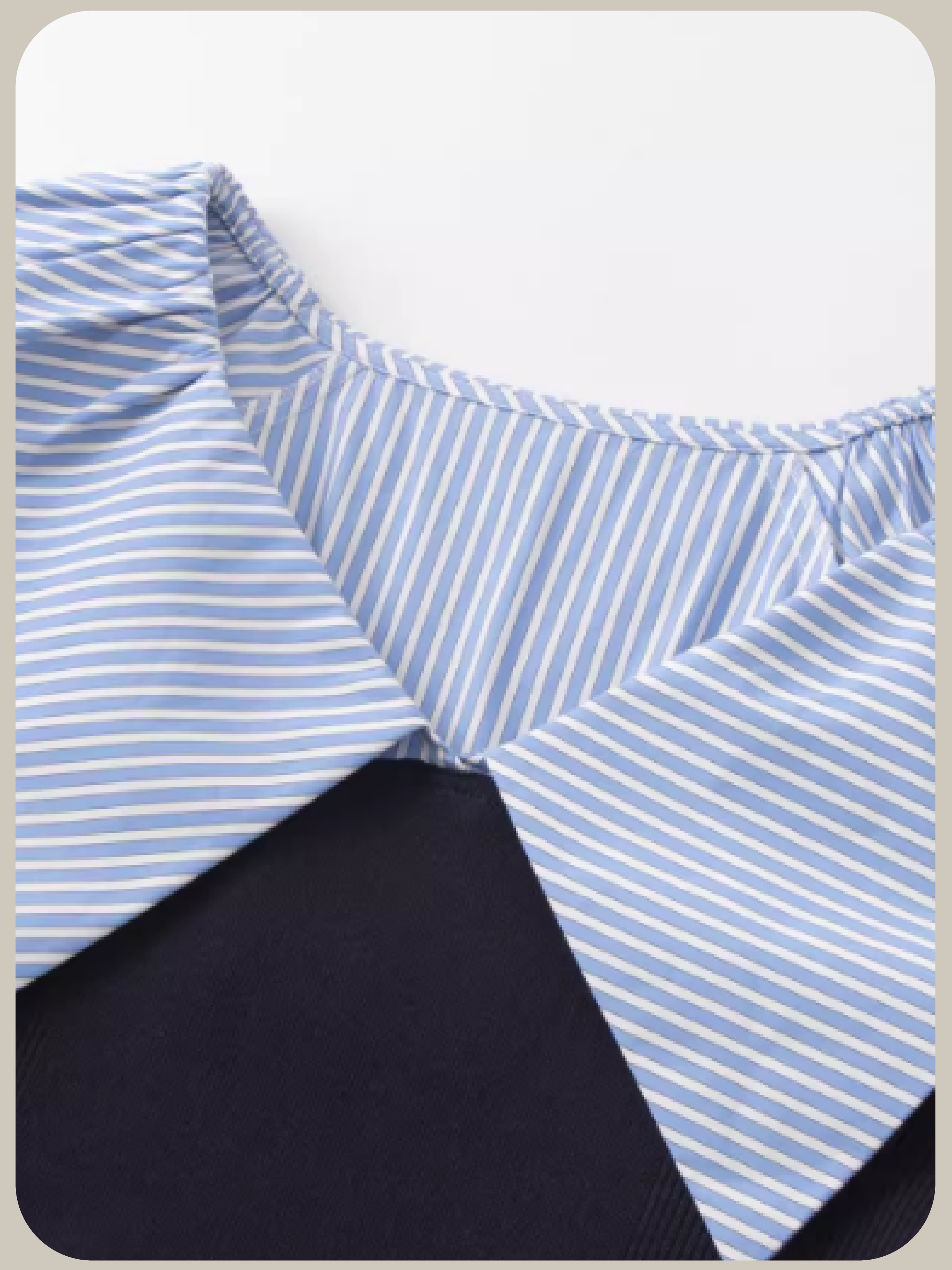 Big Collar Docking Shirt/ビッグカラードッキングシャツ