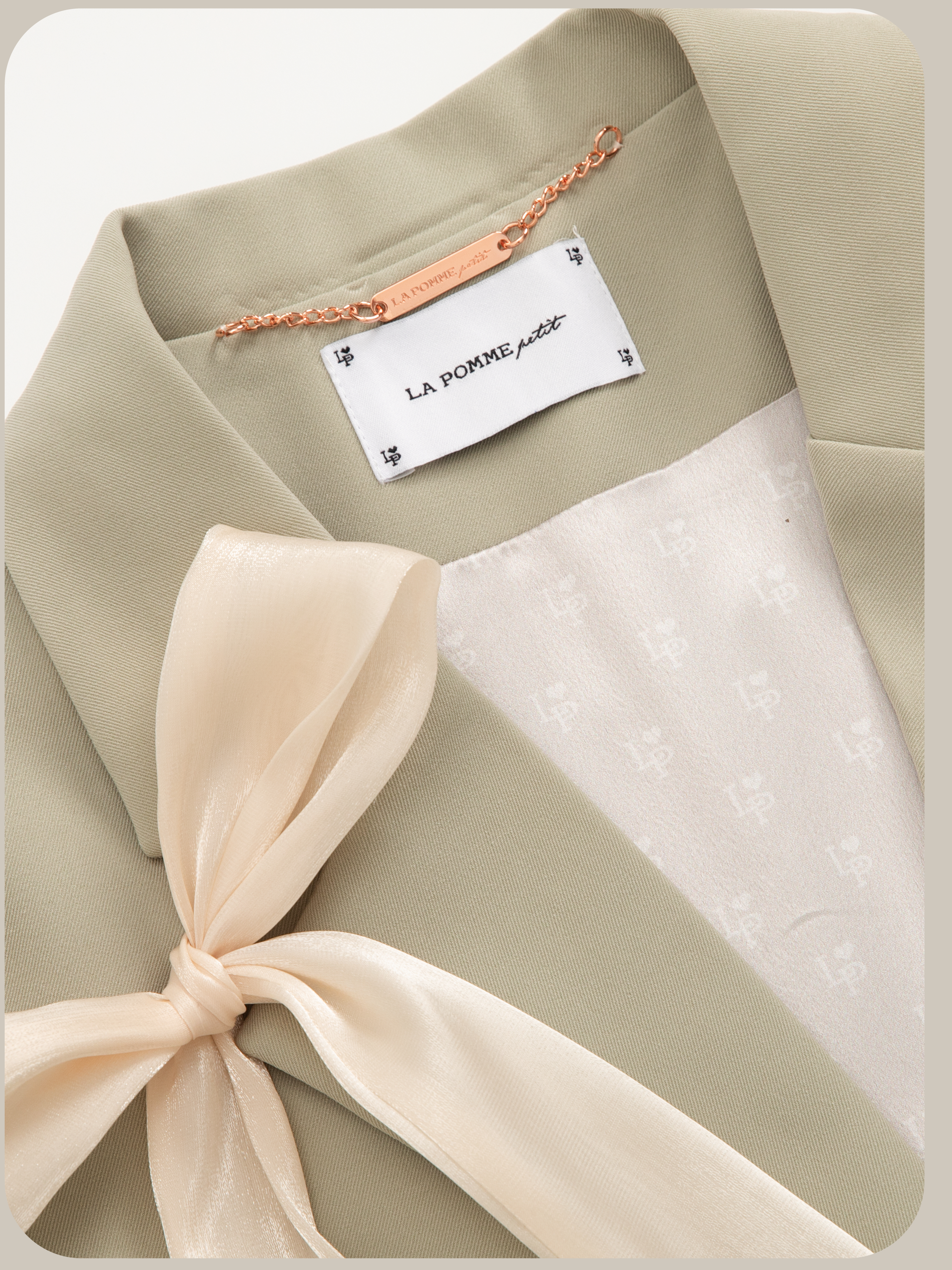 ・予約商品・Luxe Bow Accent Jacket/リュクスリボンアクセントジャケット