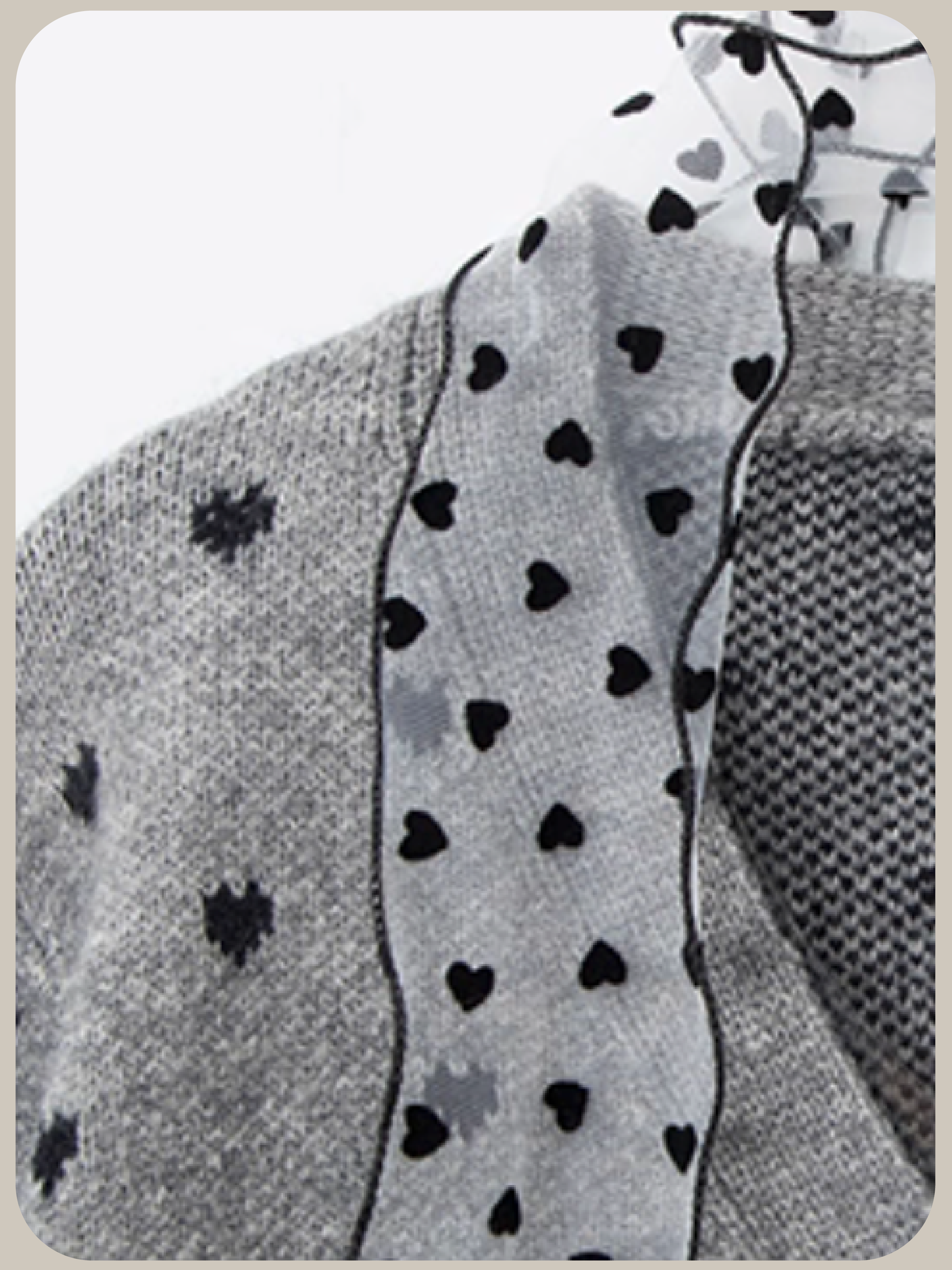 Heart Embroidery Cardigan/リボン付きハート刺繍カーディガン