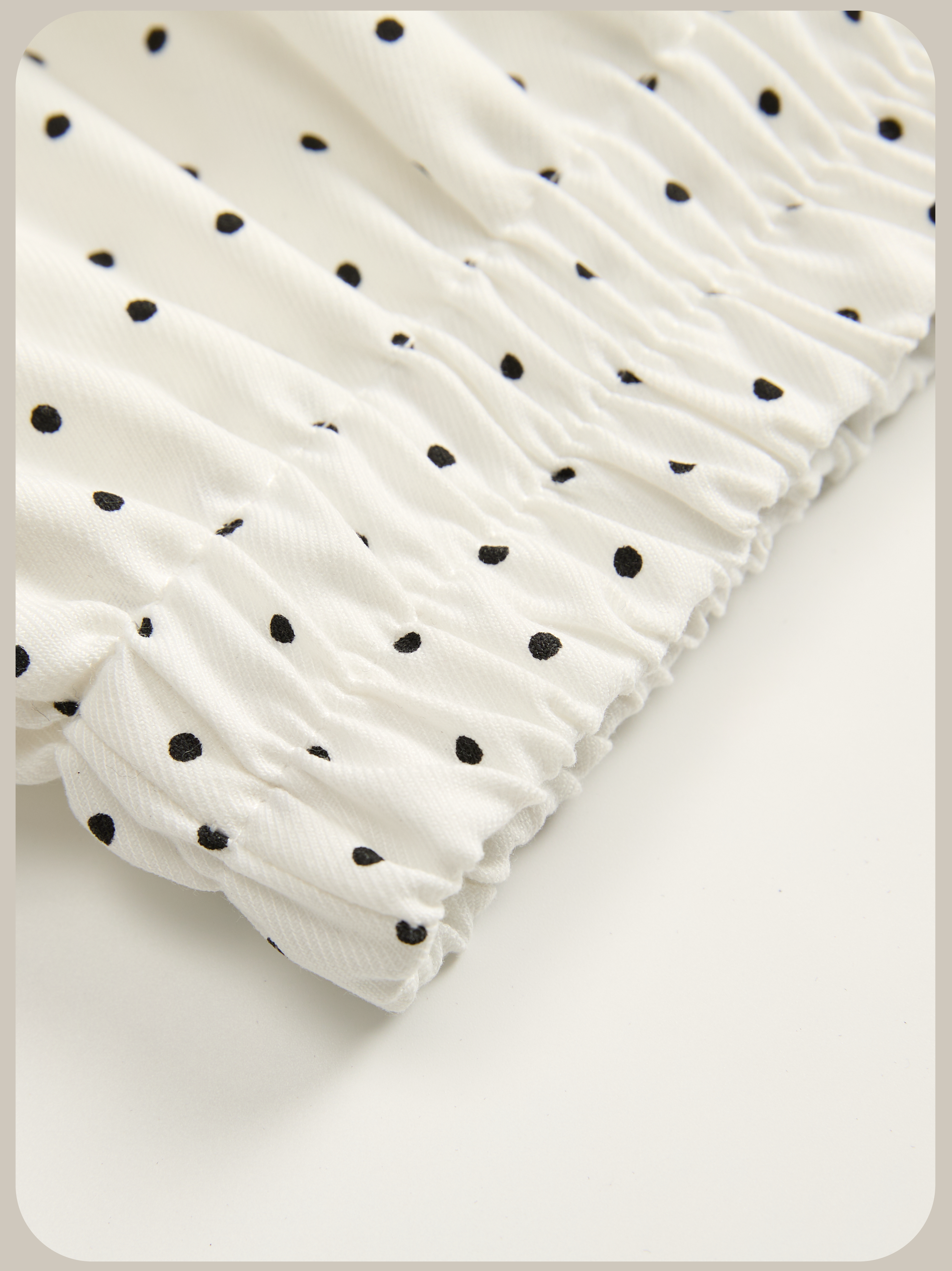 Dots Flare Mini Skirt ドット柄フレアミニスカート