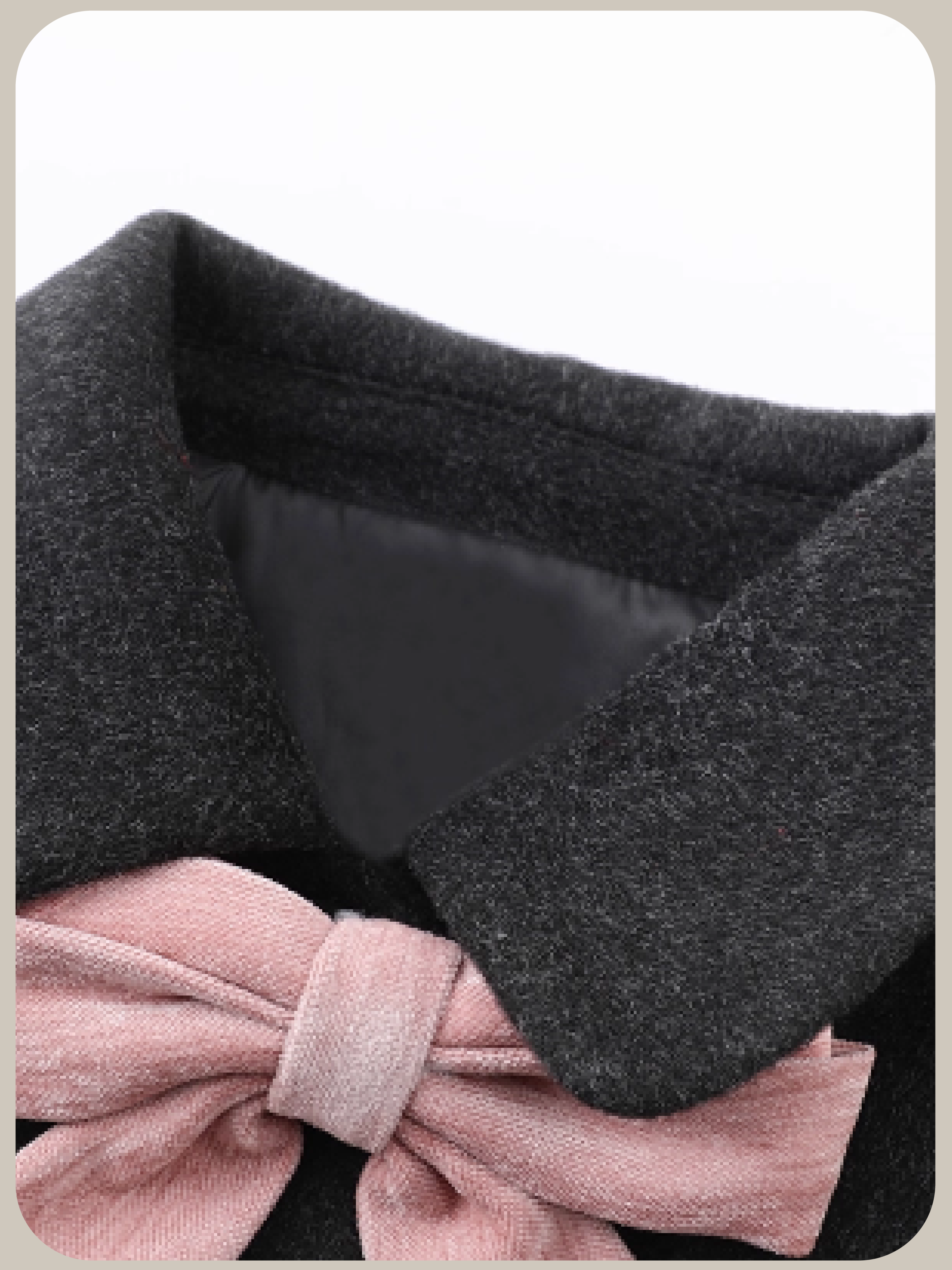 Woolly Vest Onepiece With Cape/ケープ付きウールベストワンピース