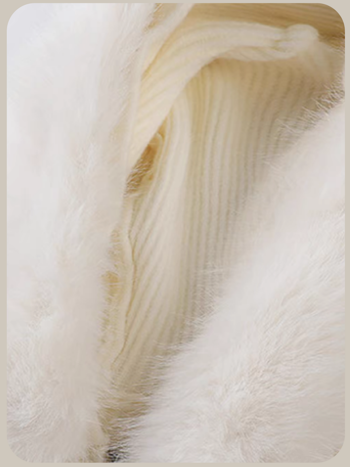 Double Zip Fur Hood Cardiagan/ダブルジップファーフードカーディガン
