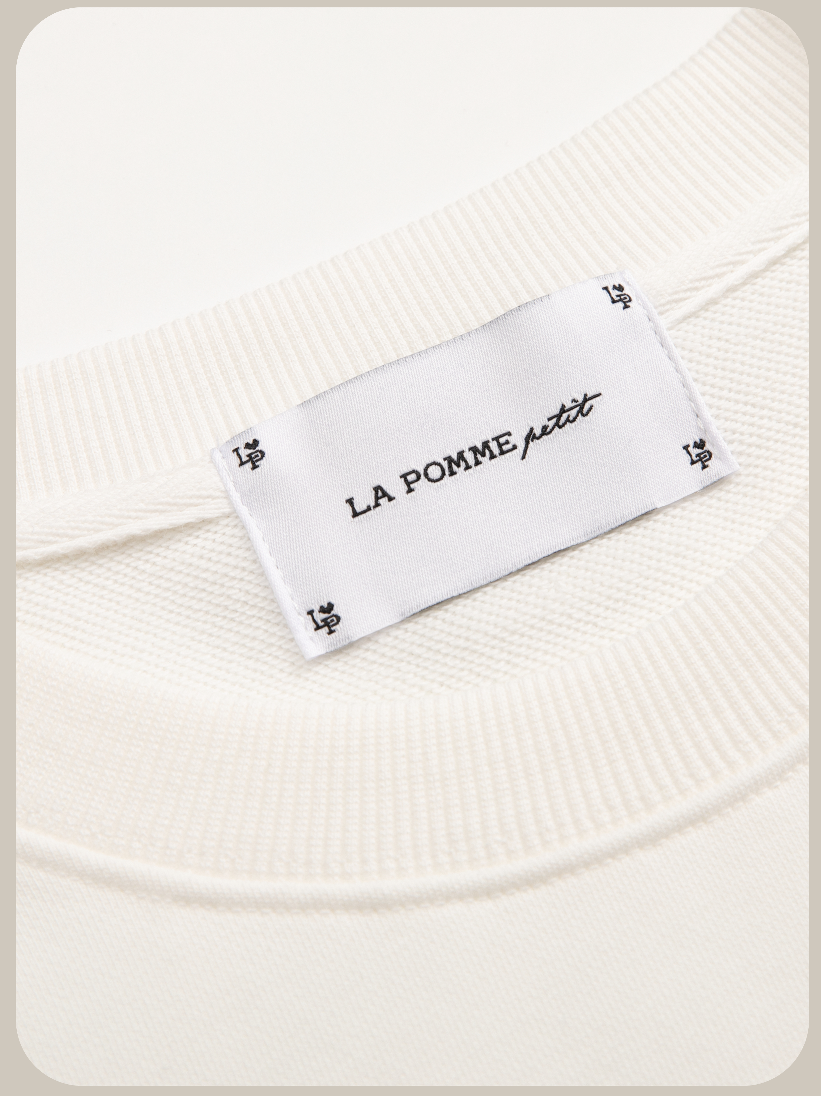 LA POMME petit Signature Philosophy Sweat