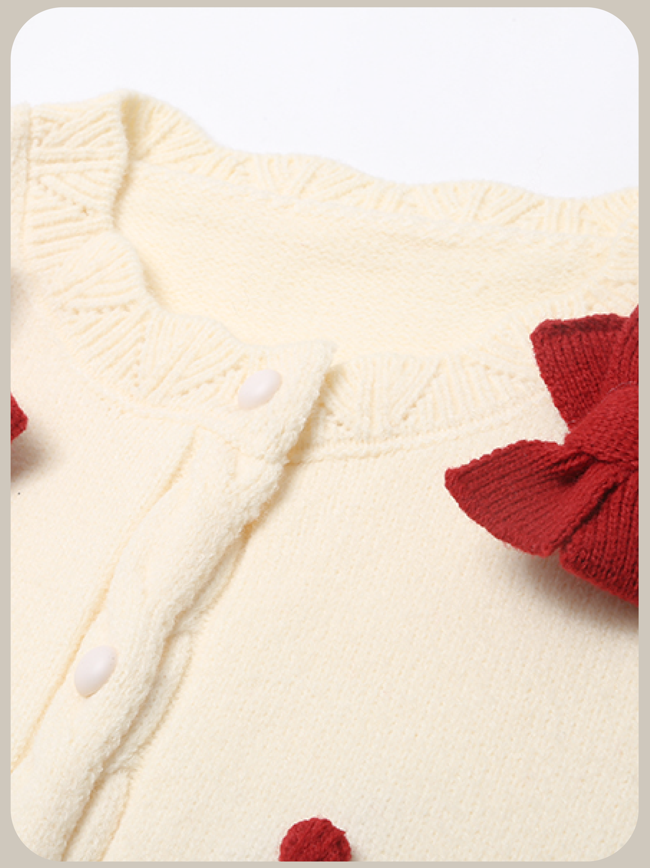 Sweet Red Ribbon Cardigan/スイートレッドリボンカーディガン