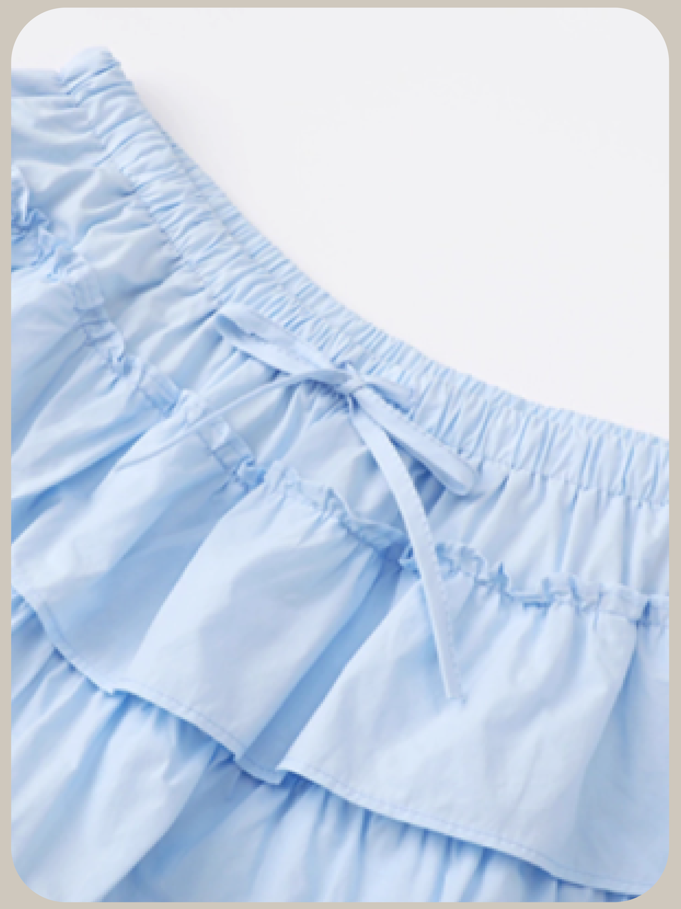 Flare Layer Baby Blue Skirt/フレアレイヤーベビーブルースカート