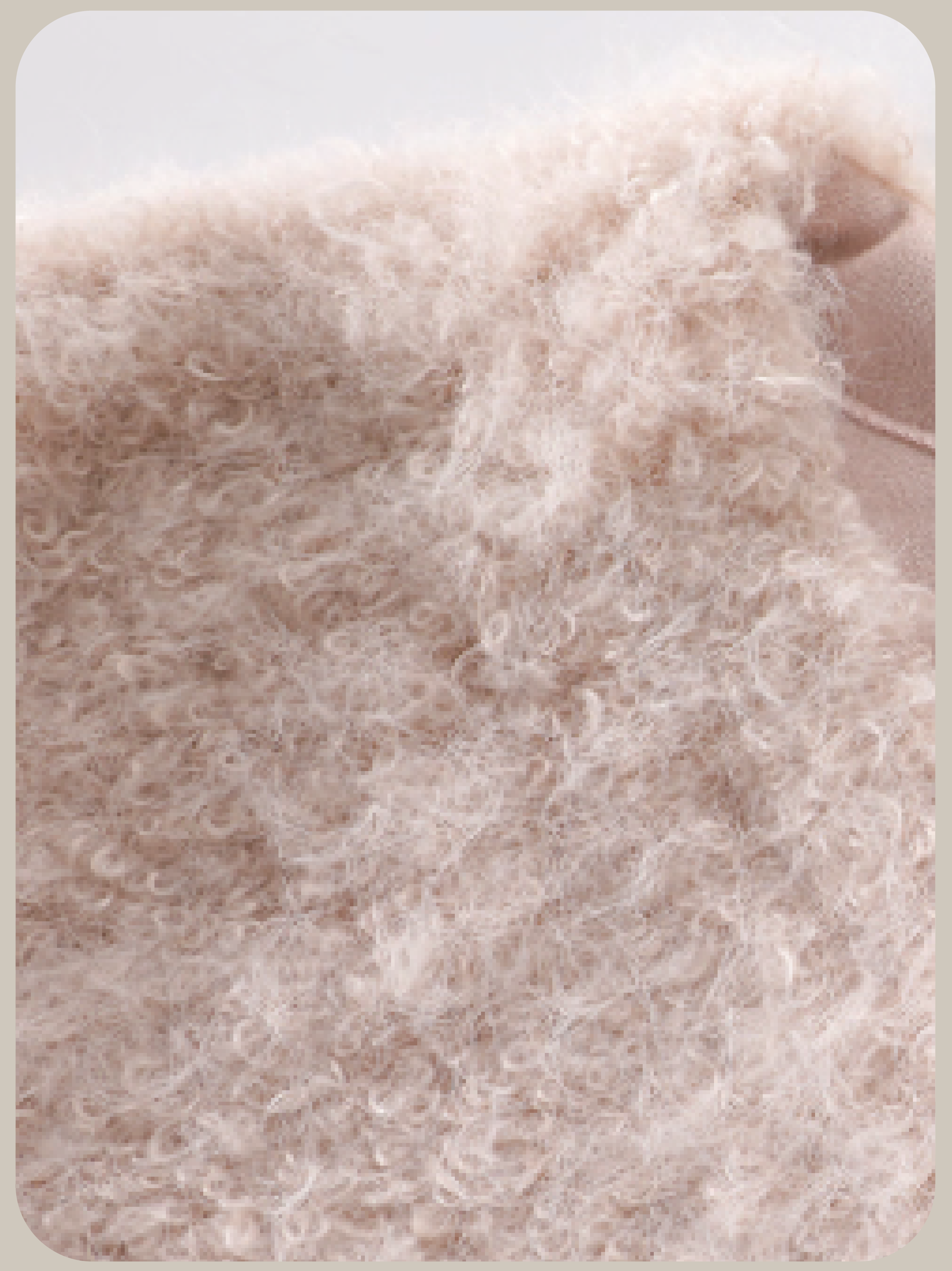 Elegant Golden Button Fur Coat/エレガントゴールドボタンファーコート