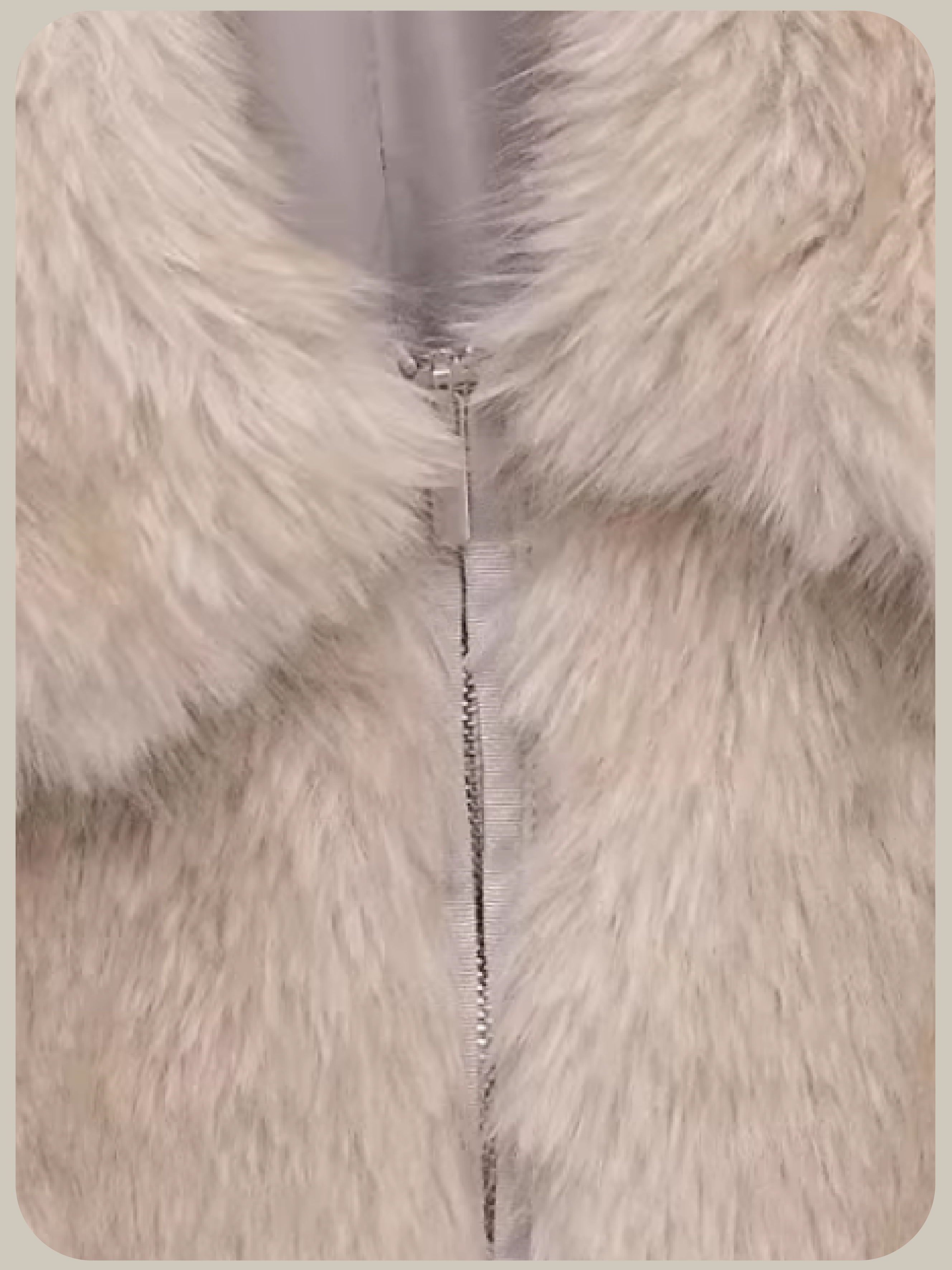 Cozy Faux Fur Zip Jacket/フェイクファージップジャケット