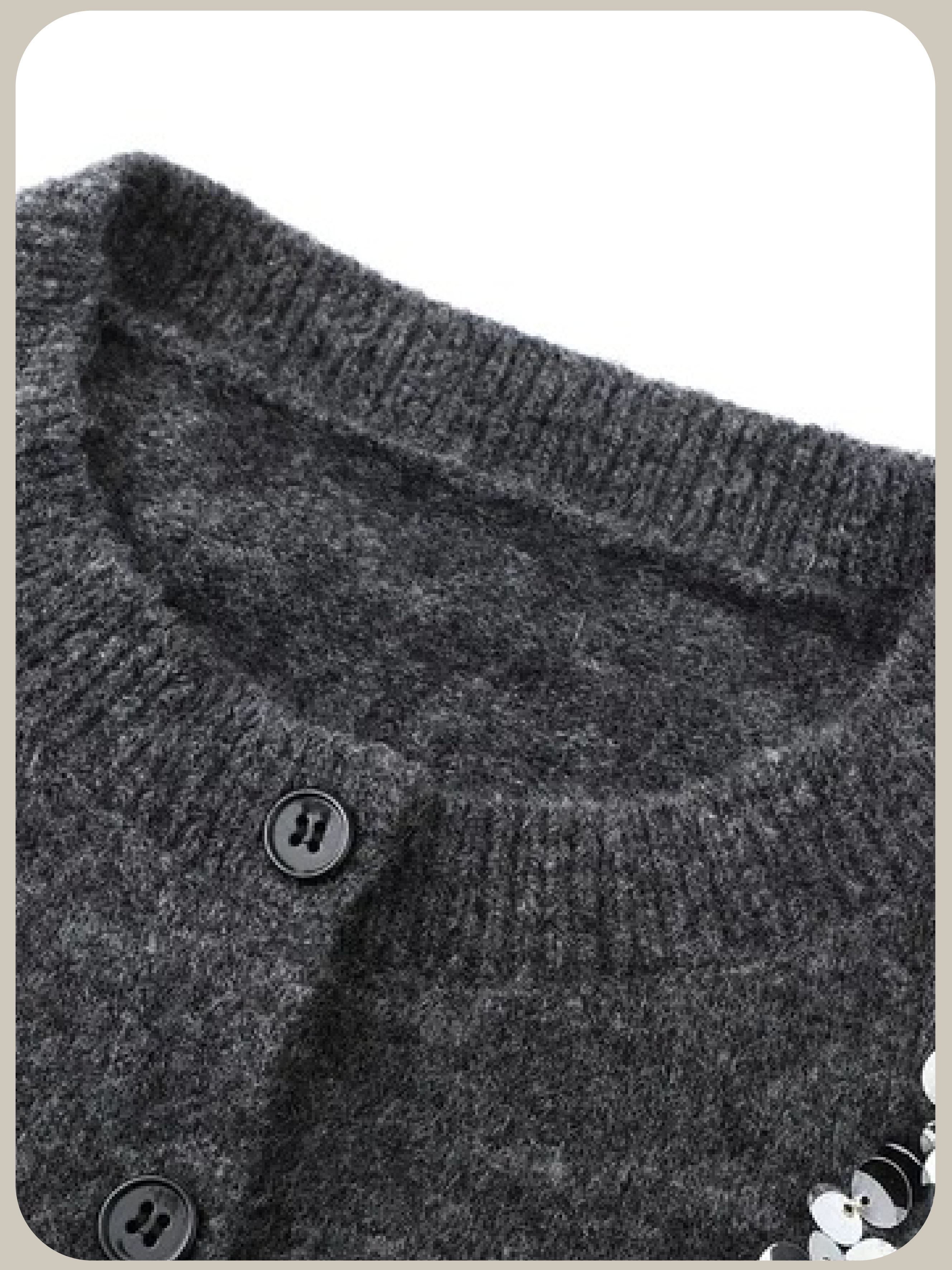 Sequin Point Cardigan/スパンコールポイントカーディガン