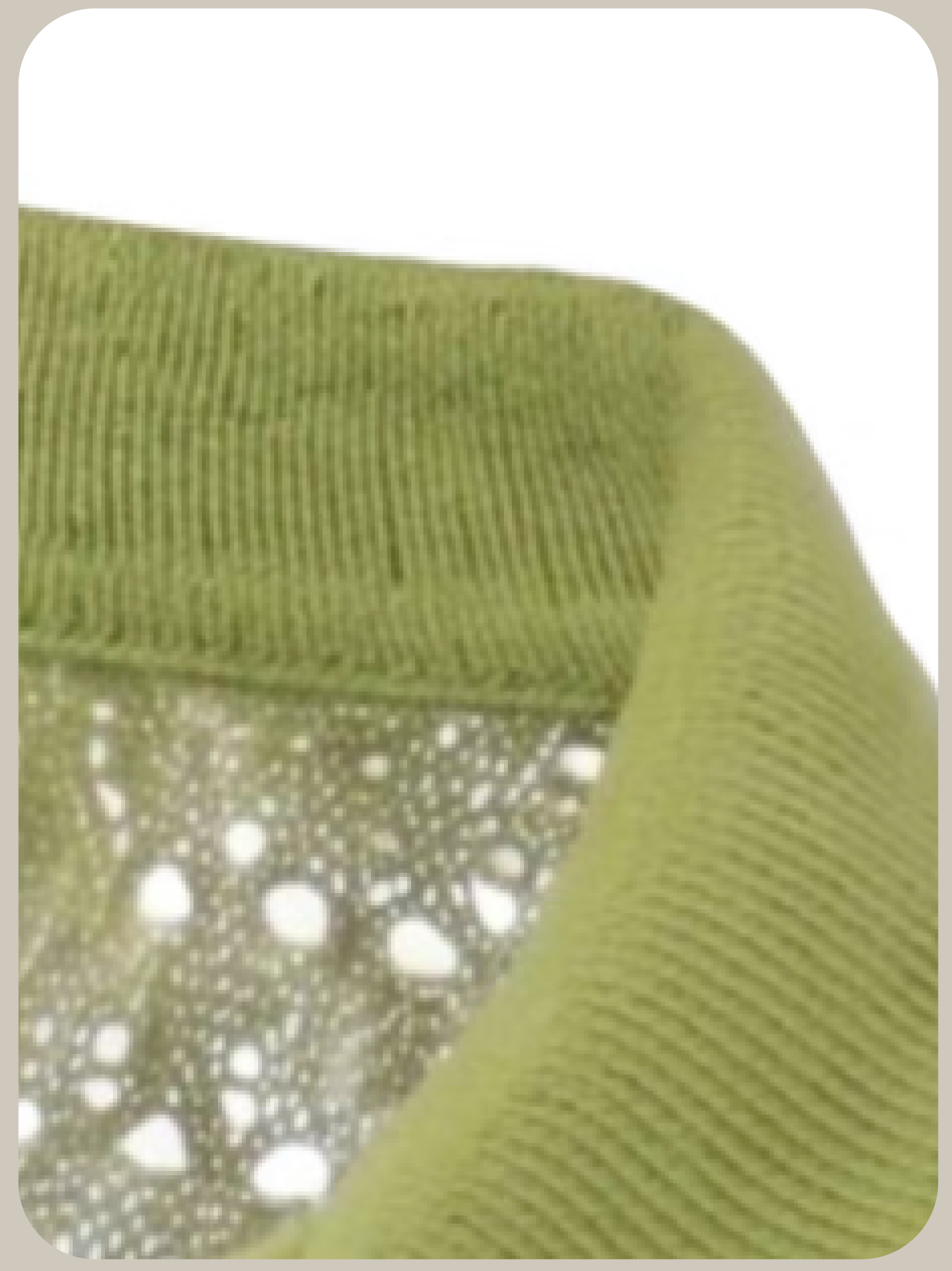 Fresh Green Emboss Polo Knit/フレッシュグリーンエンボスポロニット