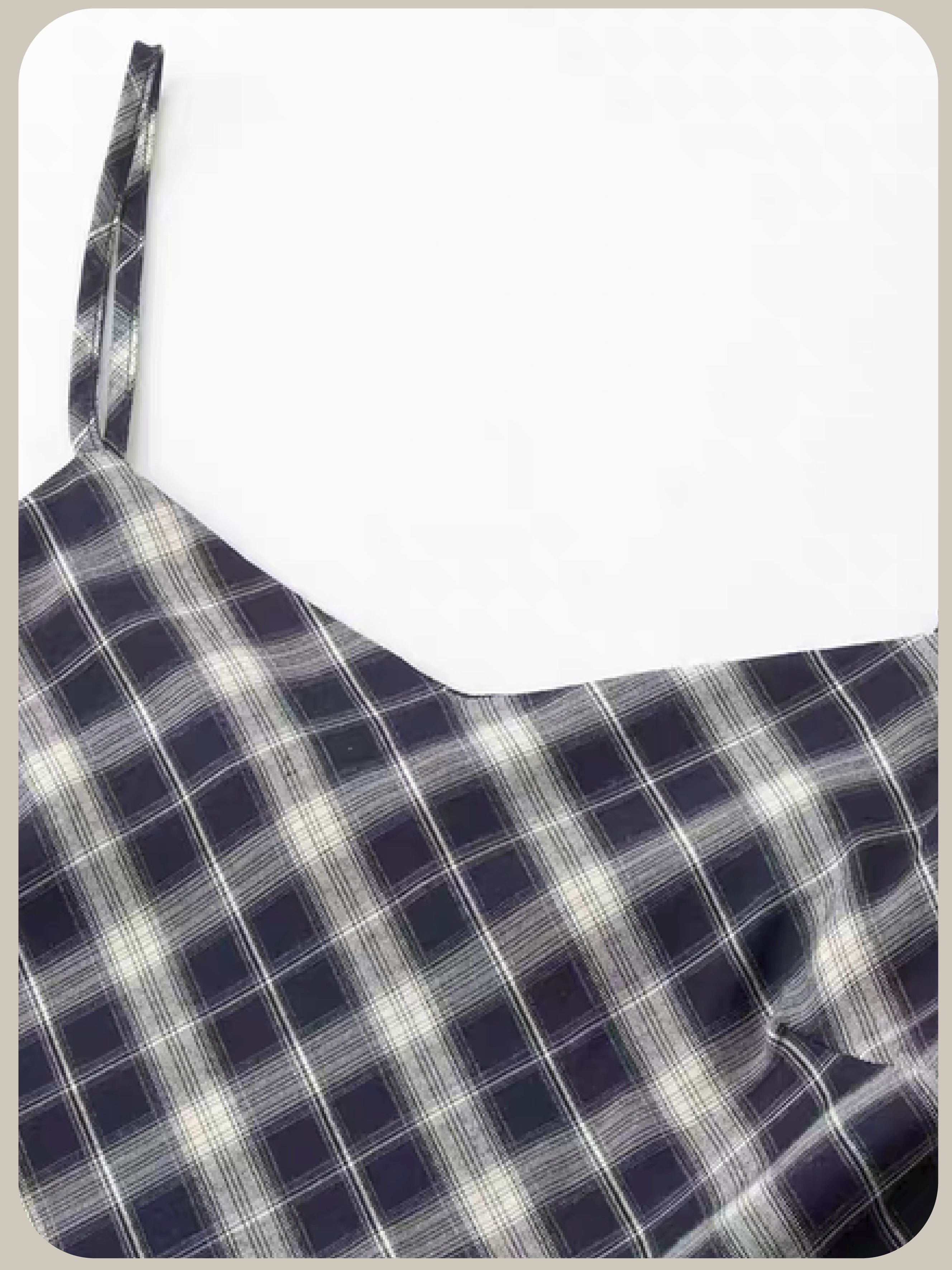 Classic Tartan Asymmetry Camisole Dress/クラシックタータンアシンメトリーキャミソールドレス
