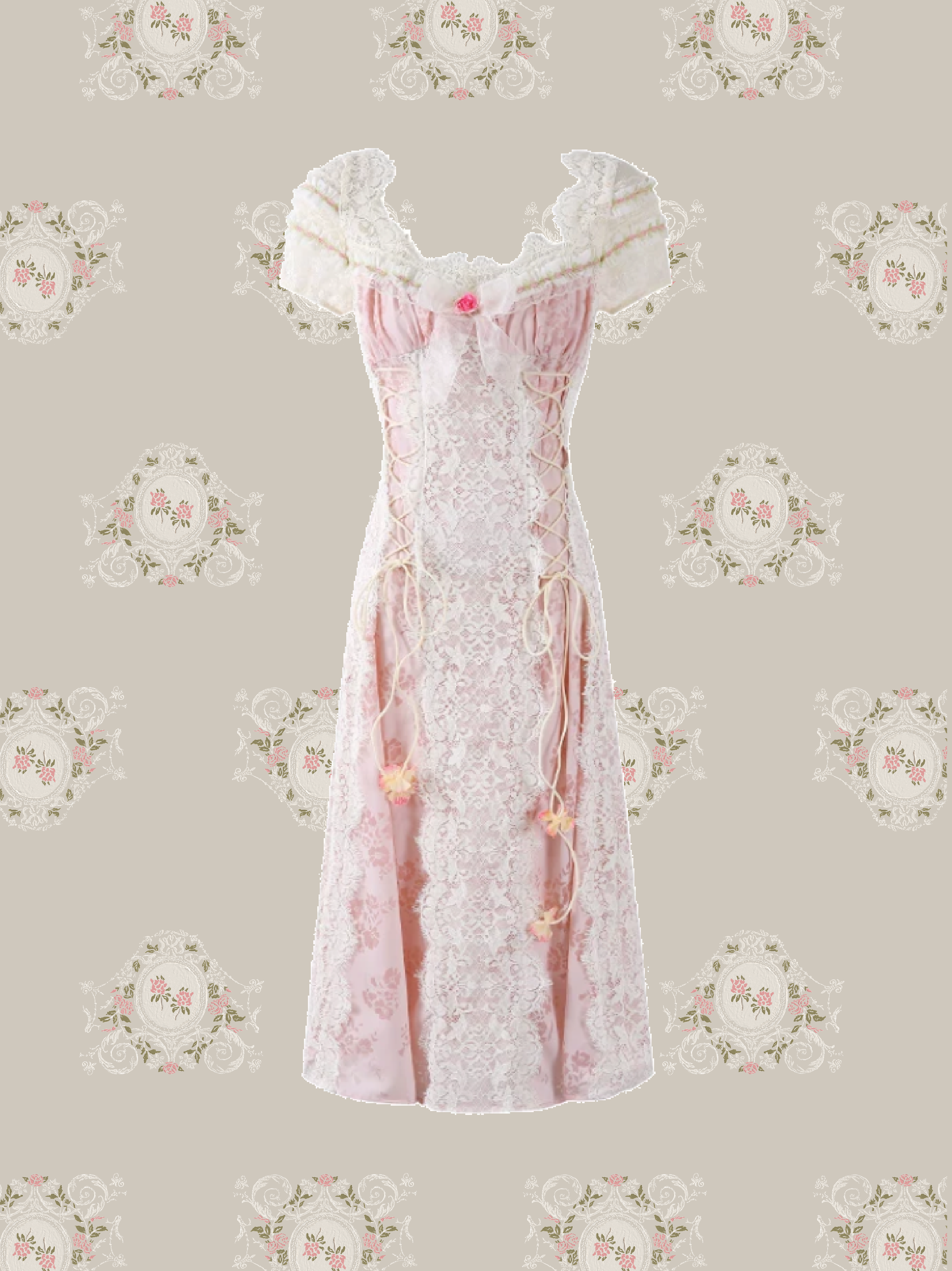 Blush Romance Lace Dress/ブラッシュロマンスレースドレス