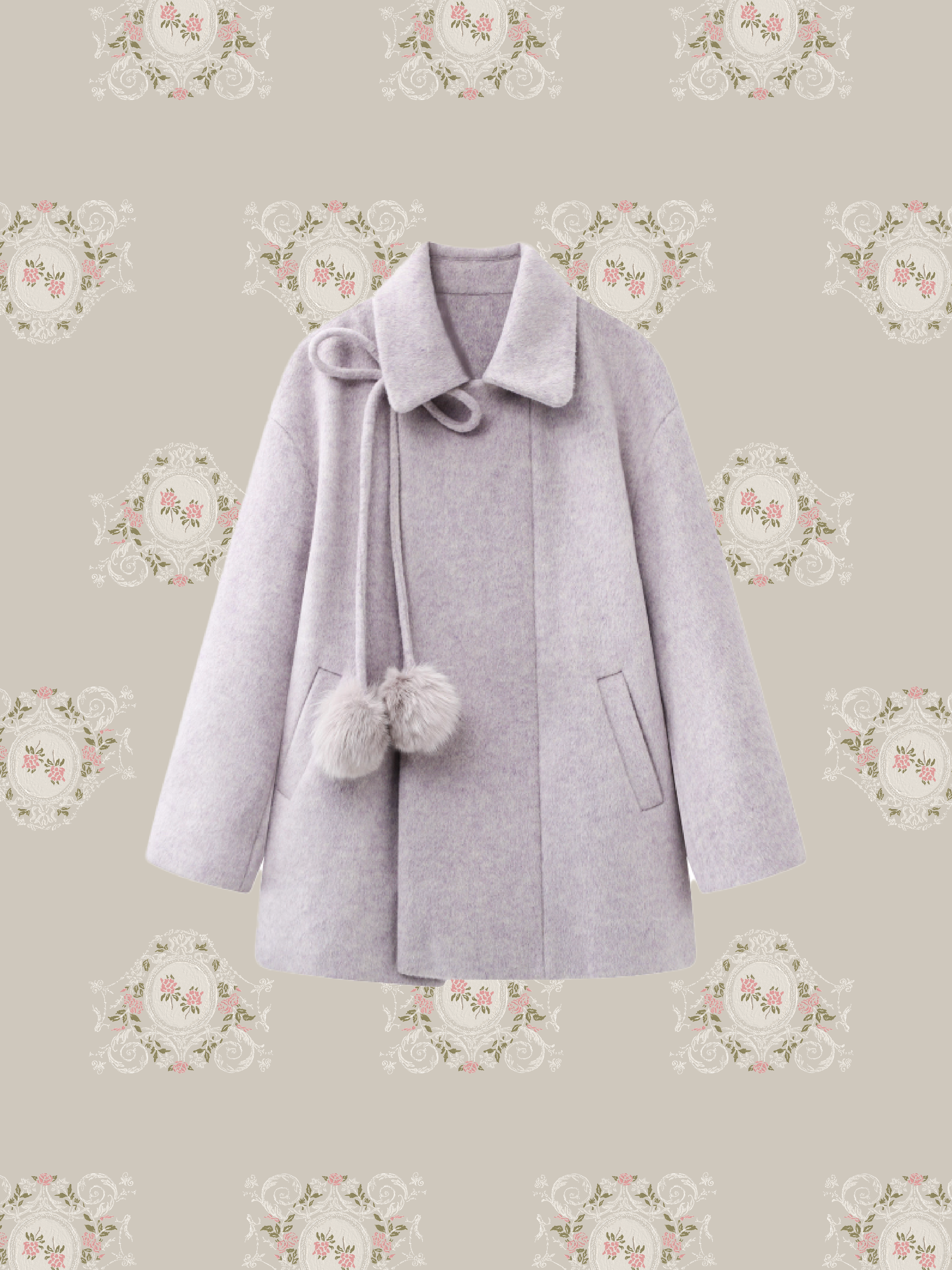 Romantic Lilac Bow Coat/ロマンチックライラックボウコート
