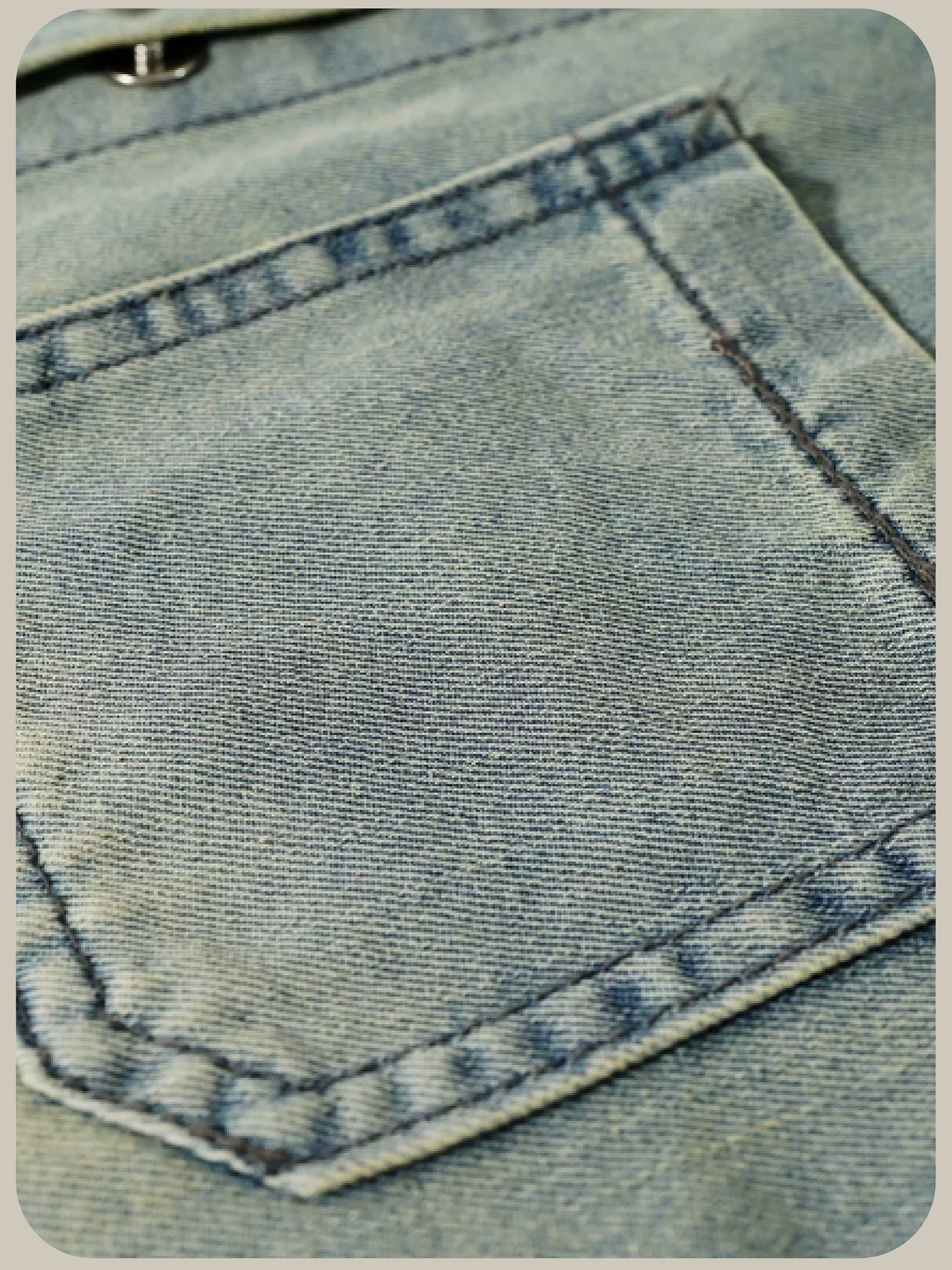 Retro Lace Deco Denim Vest/レトロレースデコデニムベスト