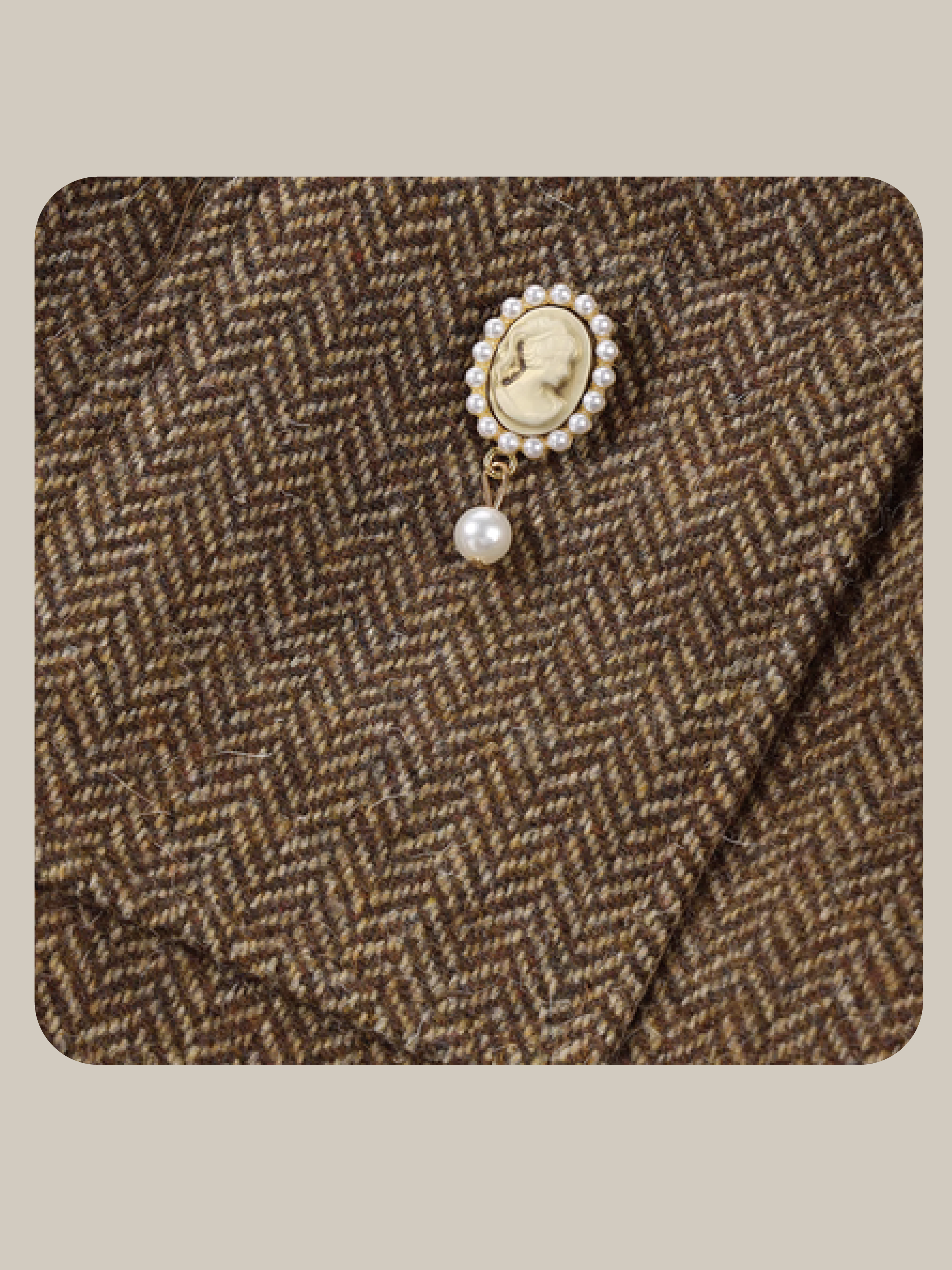 Preppy Style Herringbone Jacket プレッピースタイルヘリンボーンジャケット