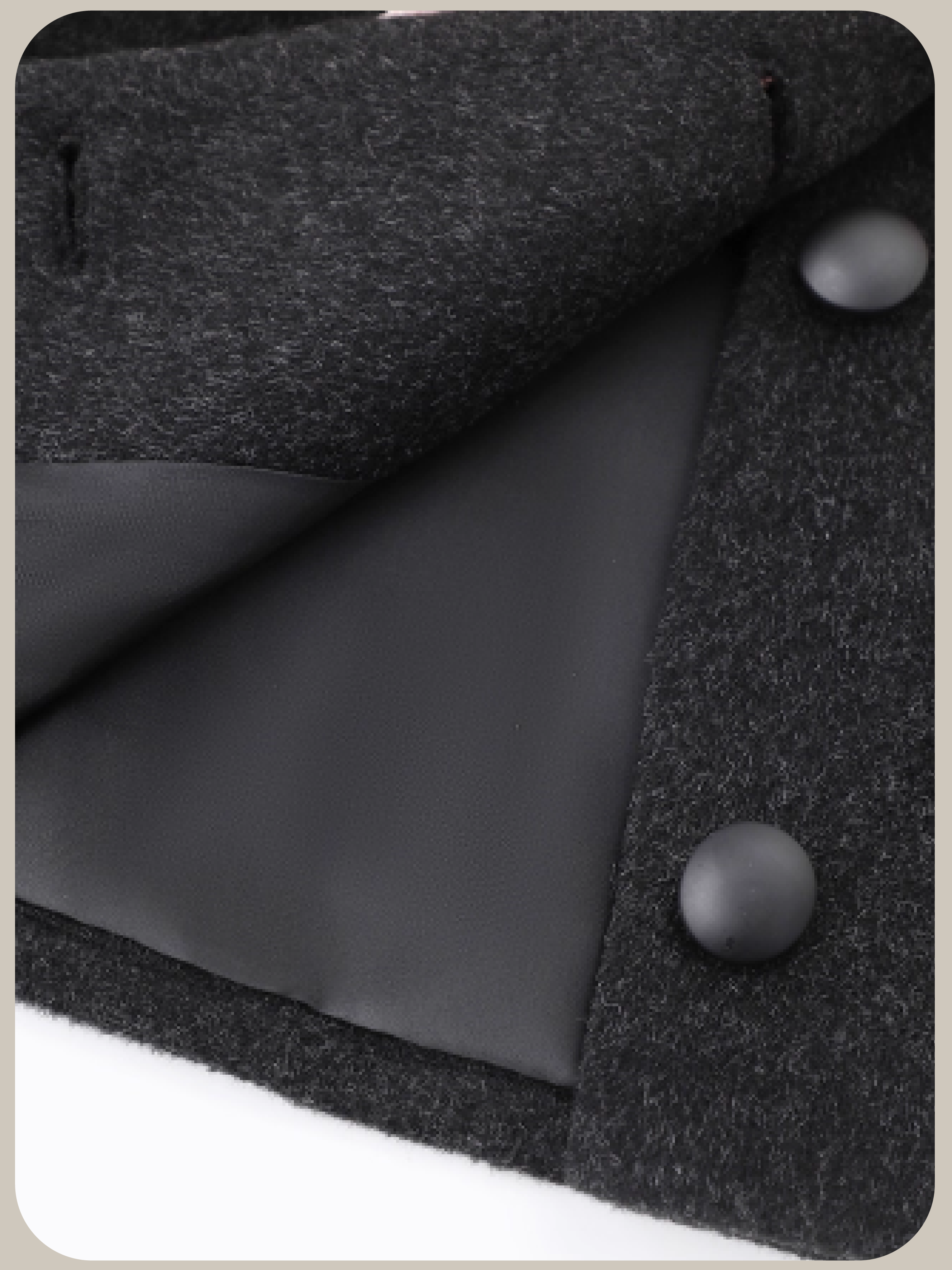 Woolly Vest Onepiece With Cape/ケープ付きウールベストワンピース