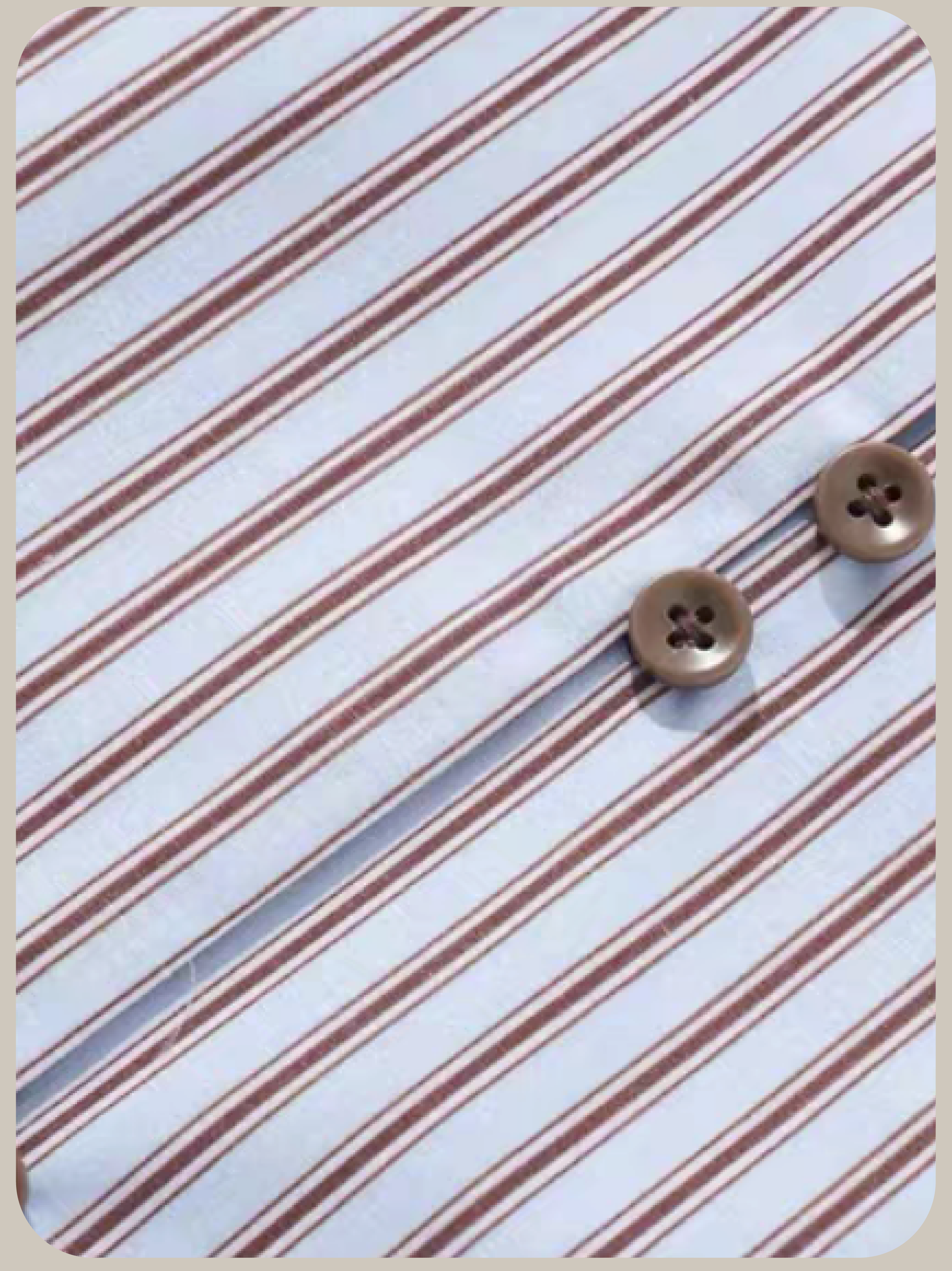 Asymmetry Stripe Button Shirt/アシンメトリーストライプボタンシャツ