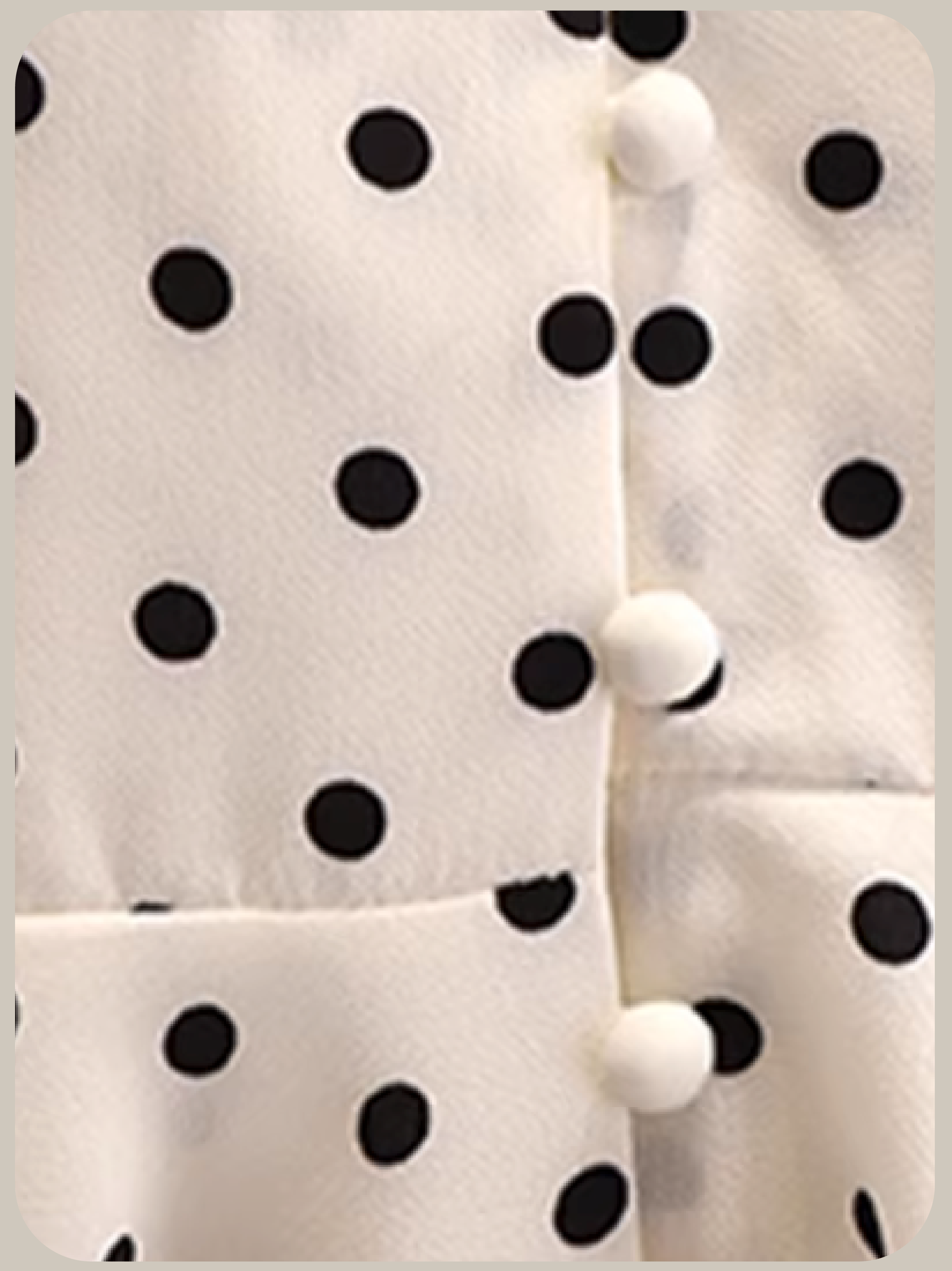 Puff Sleeve Dots Set Up/パフスリーブドットセットアップ