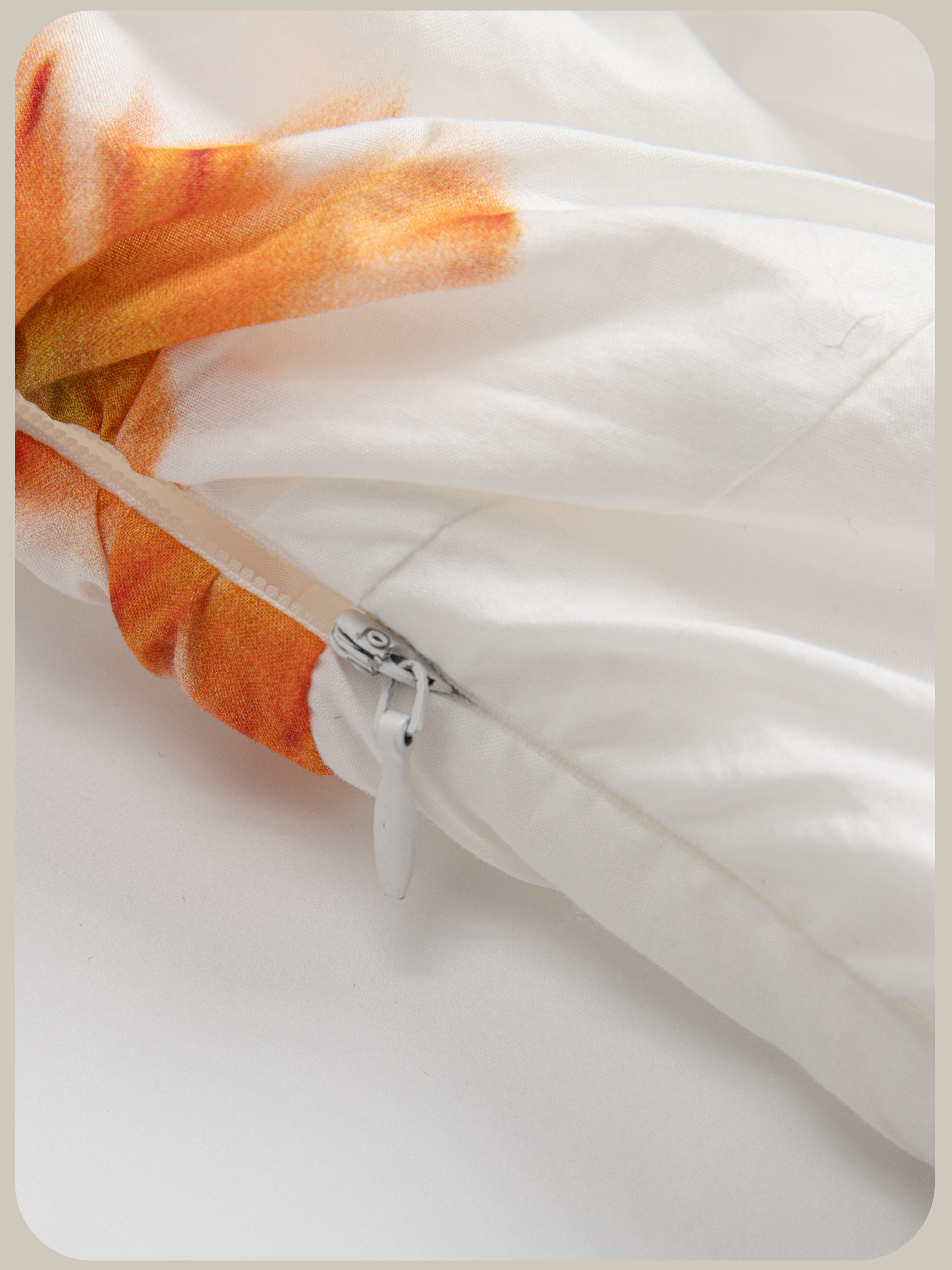 V-neck Garden Print One Piece/Vネックガーデンプリントワンピース