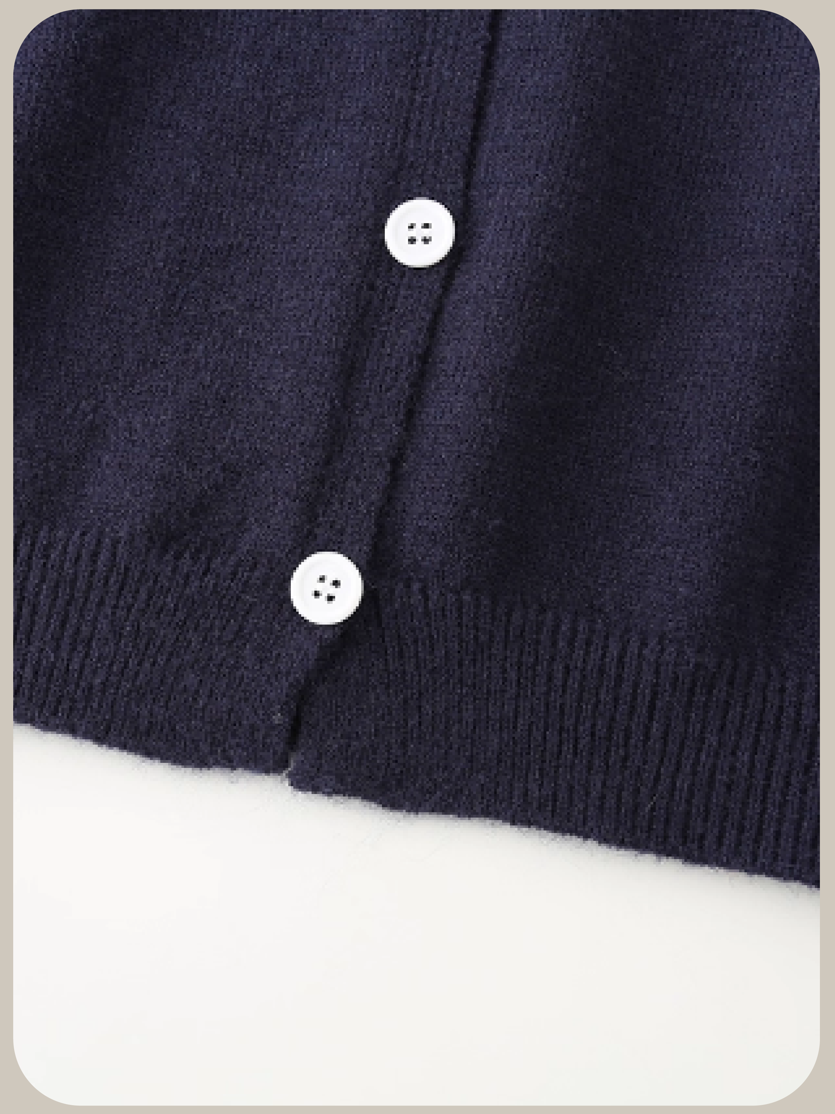 Ribbon Motif Navy Cardigan/リボンモチーフネイビーカーディガン