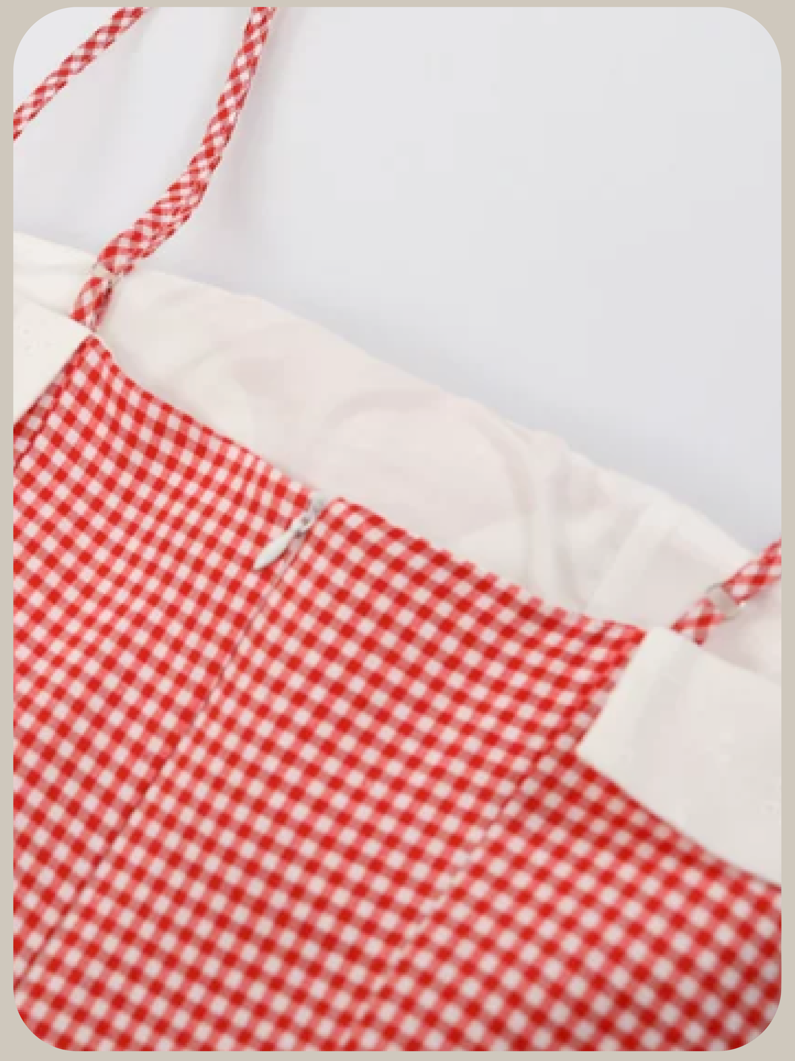 Cheerful Plaid Big Ribbon Cami Dress/華やかチェックビッグリボンキャミワンピース