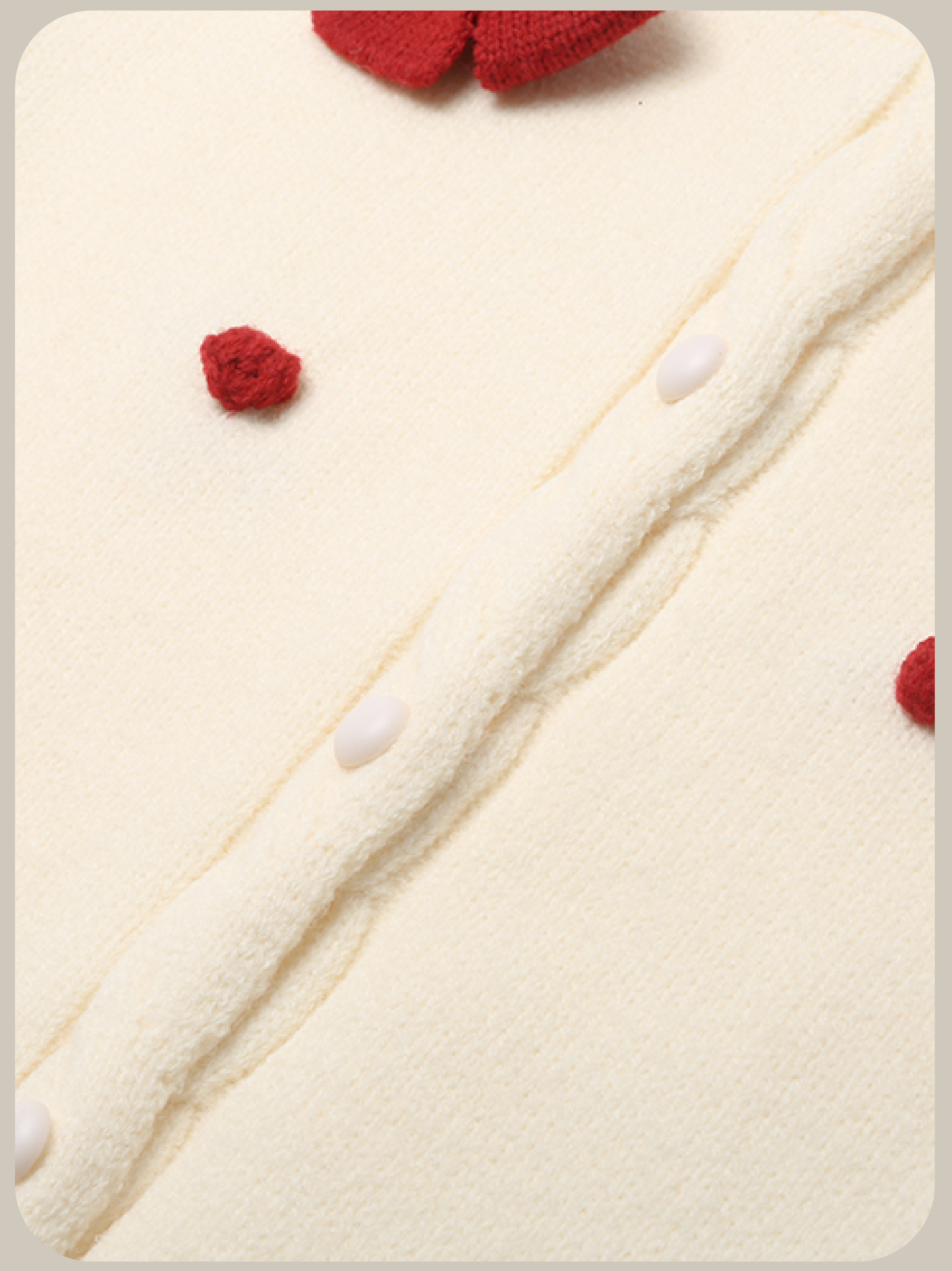 Sweet Red Ribbon Cardigan/スイートレッドリボンカーディガン