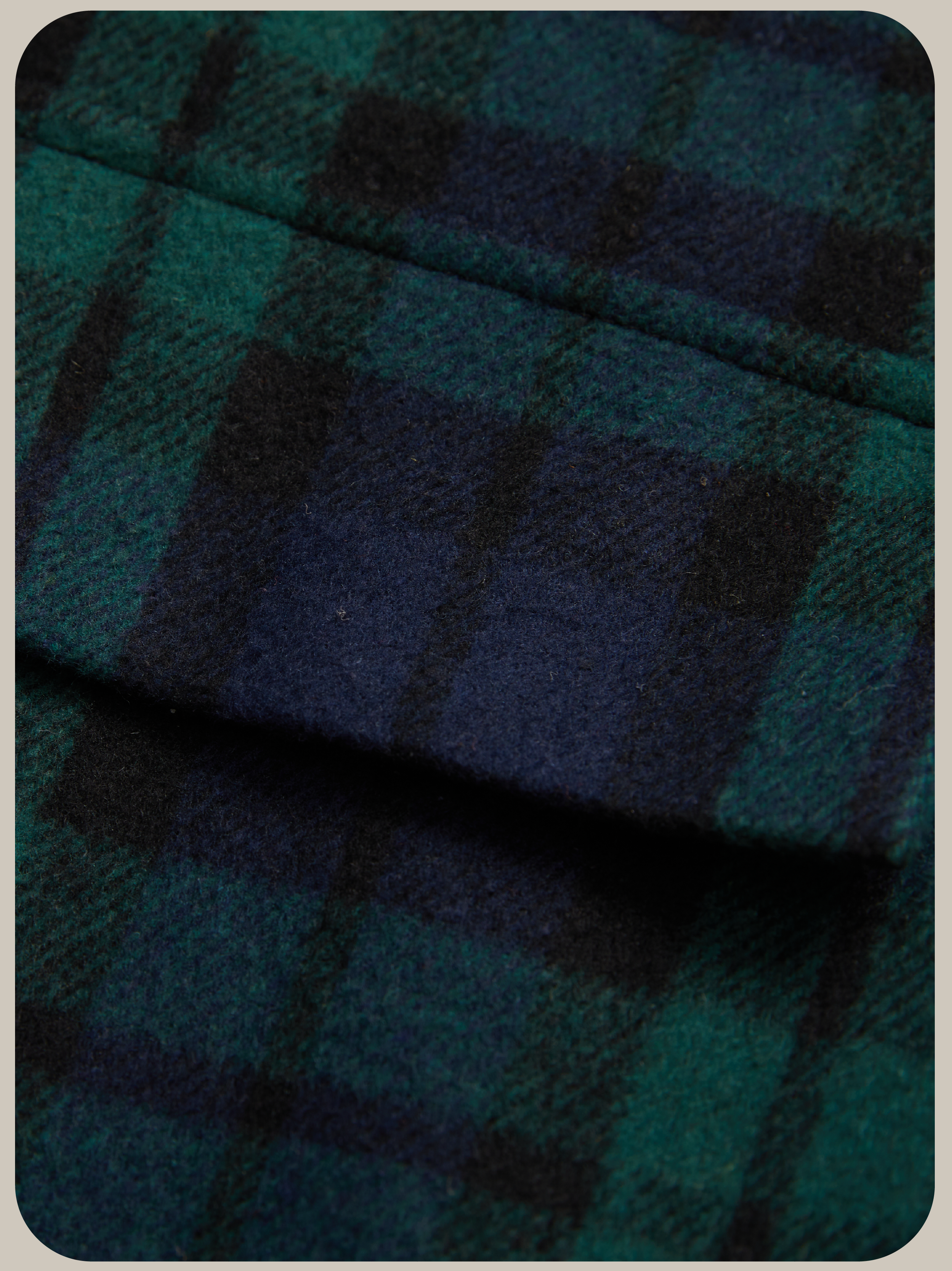 ・予約商品・Ribbon Attached Wolly Check Coat/リボンアタッチチェックウーリーコート