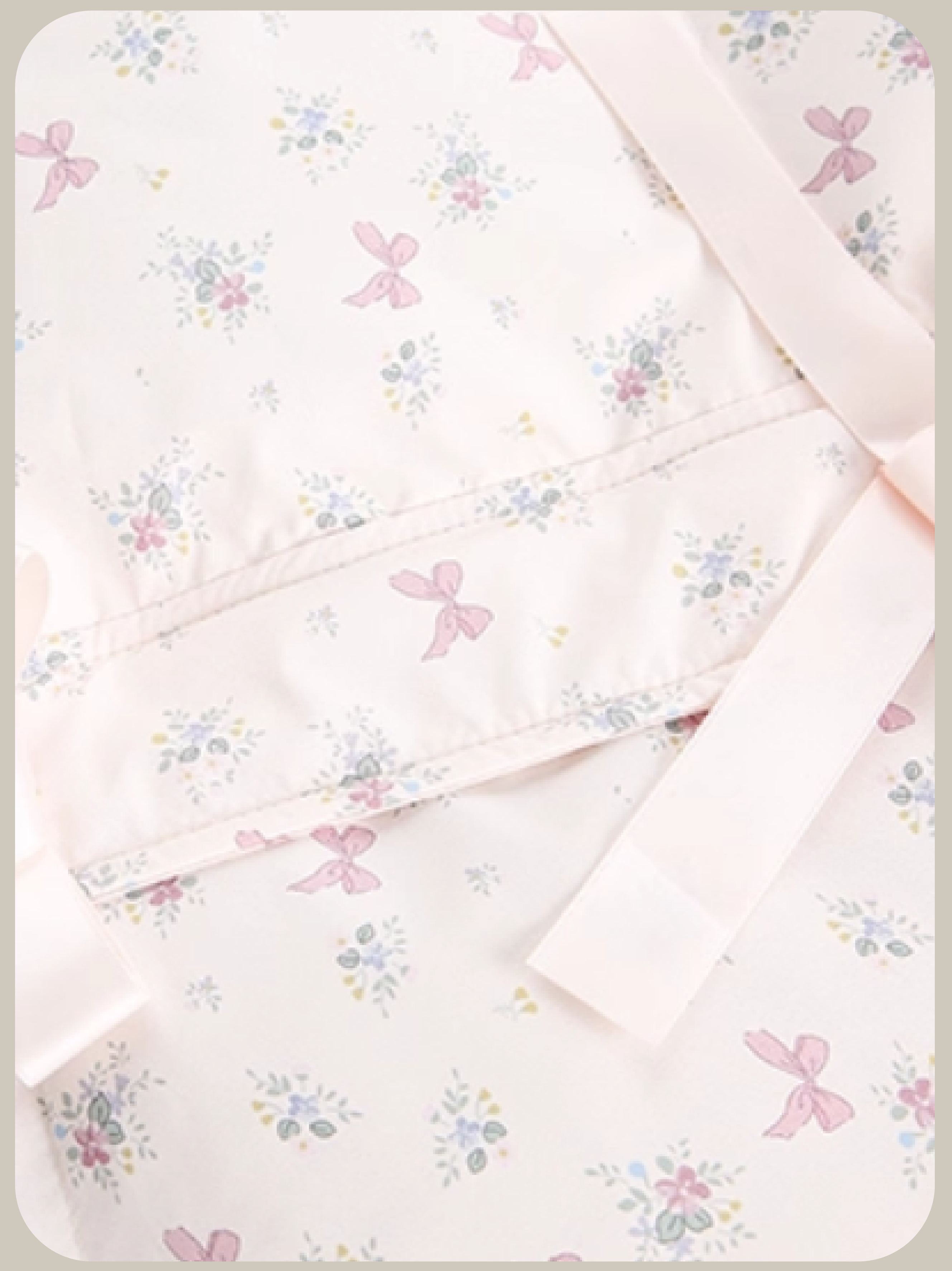 Sweet Flroal Ribbon Motif Down Jacket/スイートフローラルリボンモチーフダウンジャケット