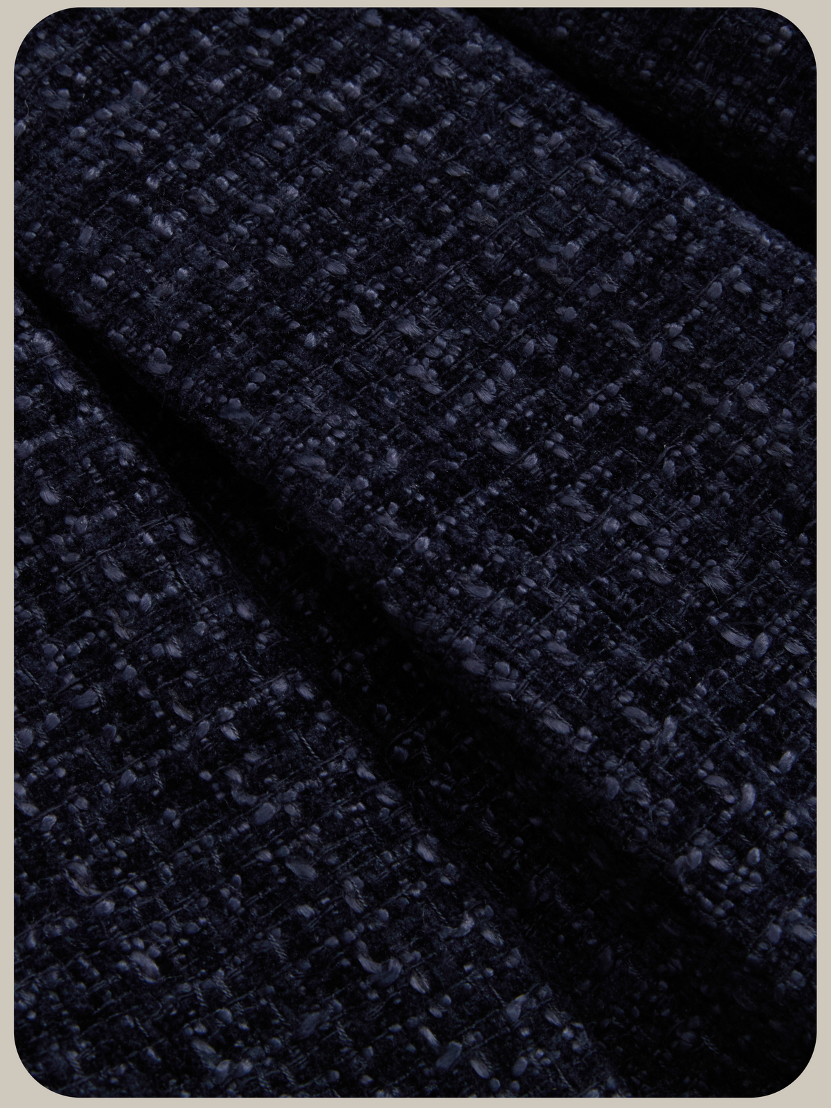 Denim Contrast Tweed Cropped Jacket Set Up/デニムツイードクロップドジャケットセットアップ