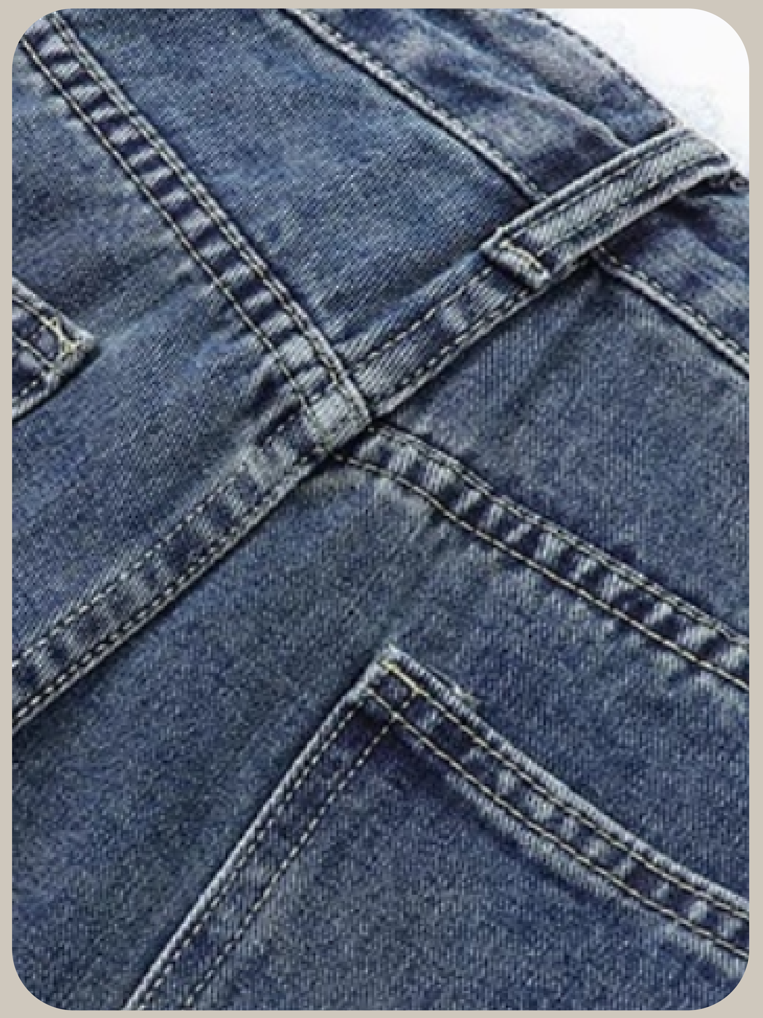 Lace Motif Beads Denim Pants/レースモチーフビーズデニムパンツ