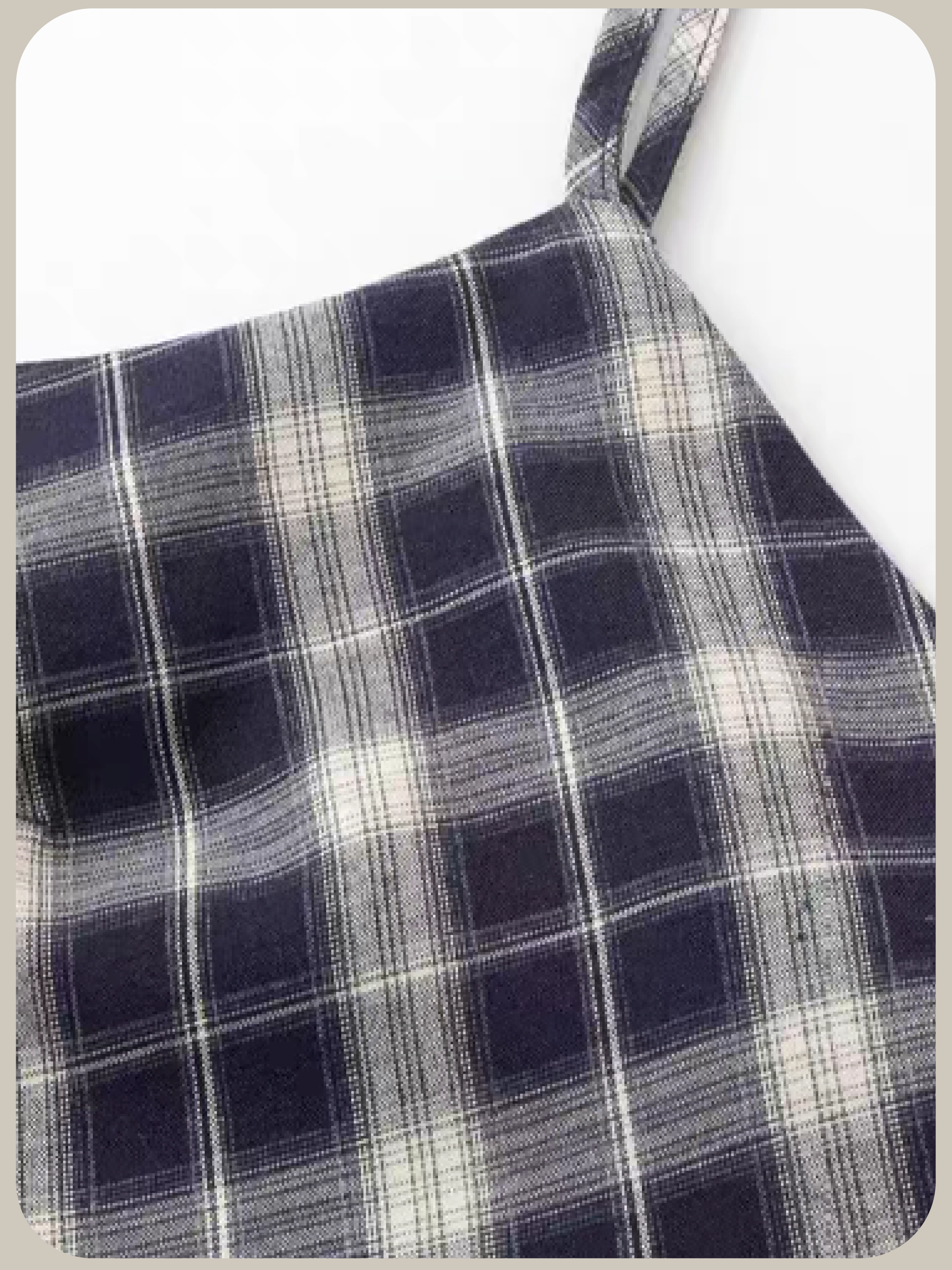 Classic Tartan Asymmetry Camisole Dress/クラシックタータンアシンメトリーキャミソールドレス