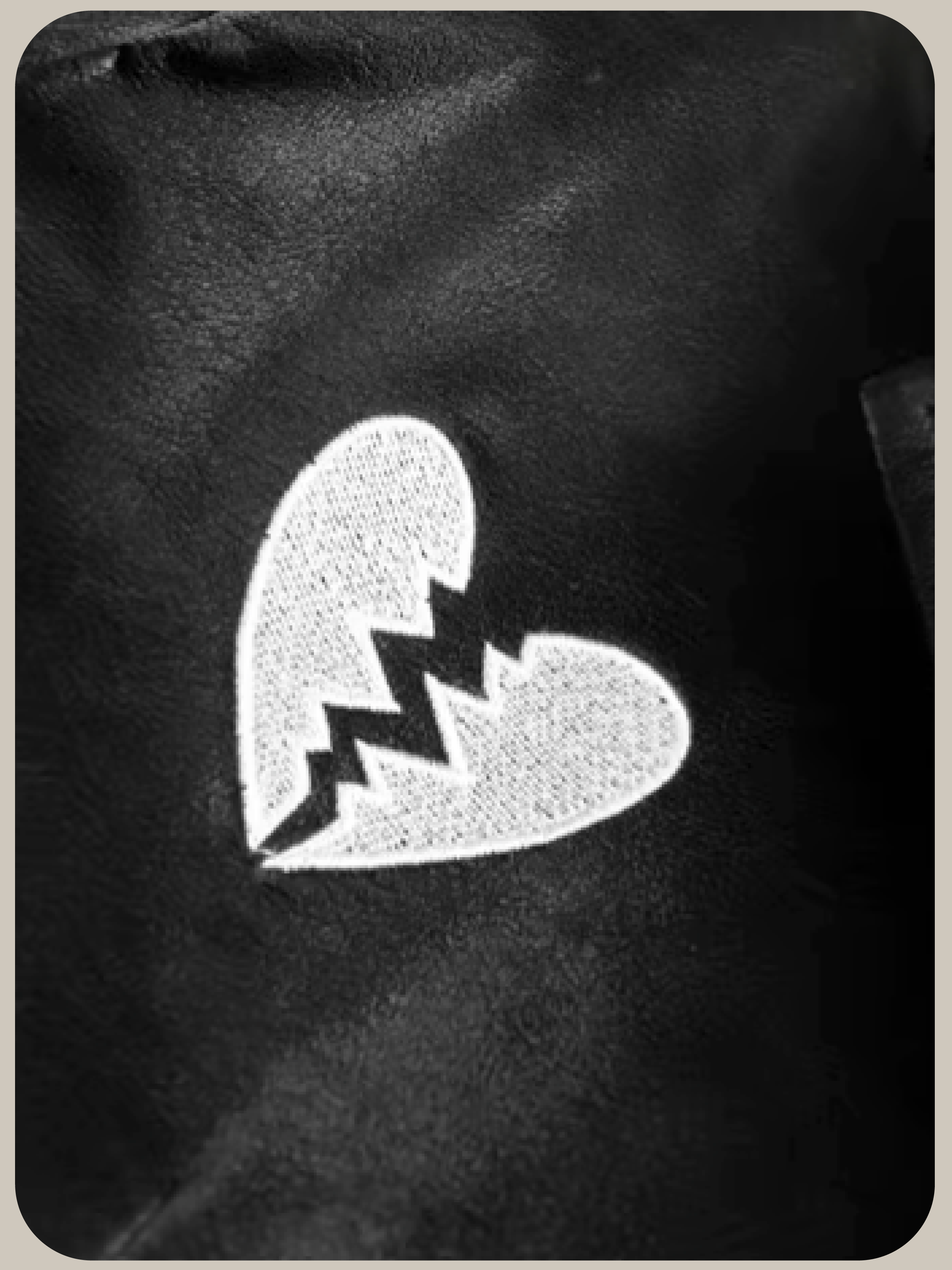 LA POMME petit ハートモチーフPUレザージャケット LA POMME petit LA POMME petit ハートモチーフPUレザージャケット LA POMME petit