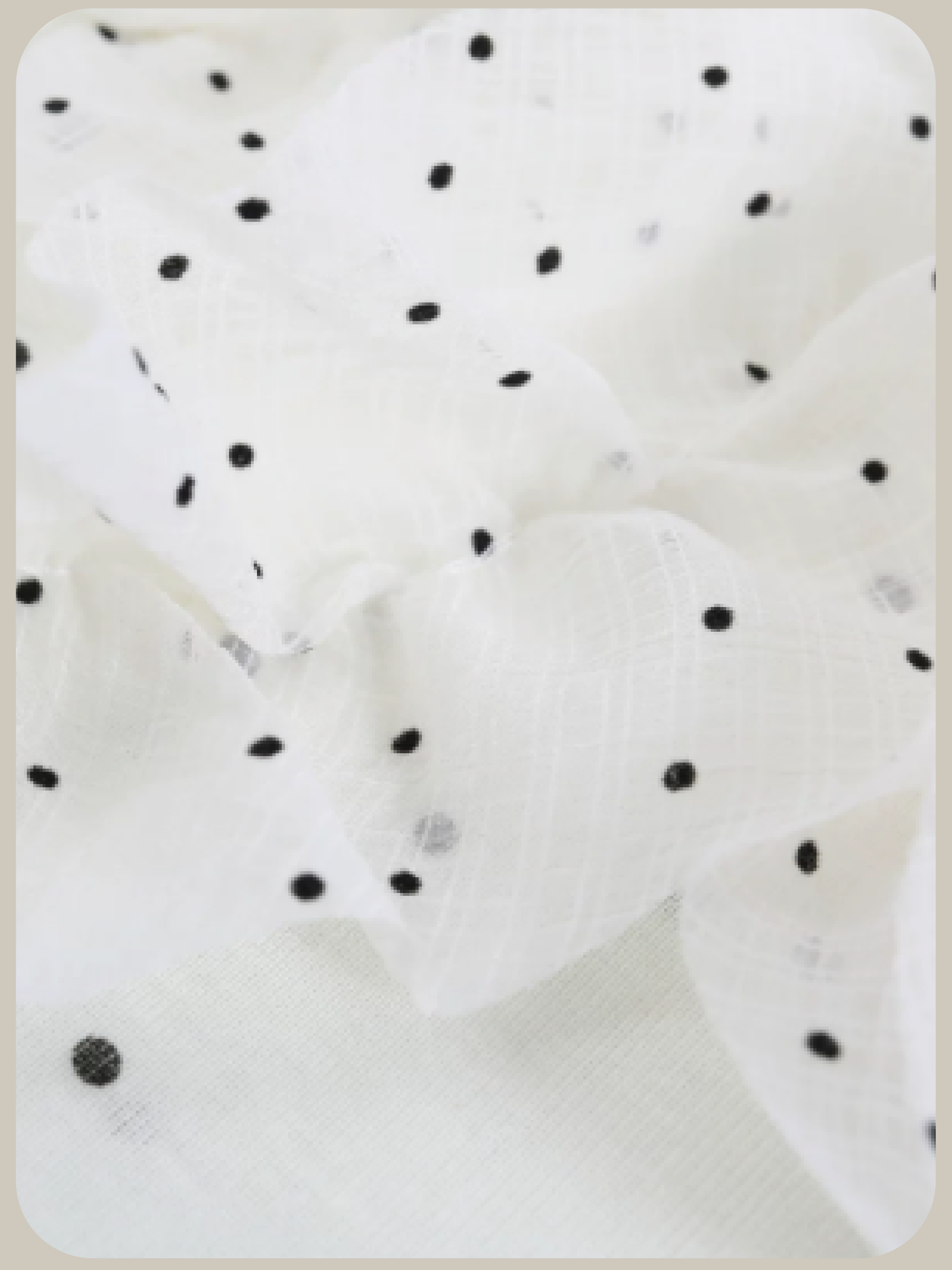 White Polka Dot Ruffle Long Sleeve T/ホワイトドット柄フリル長袖Tシャツ