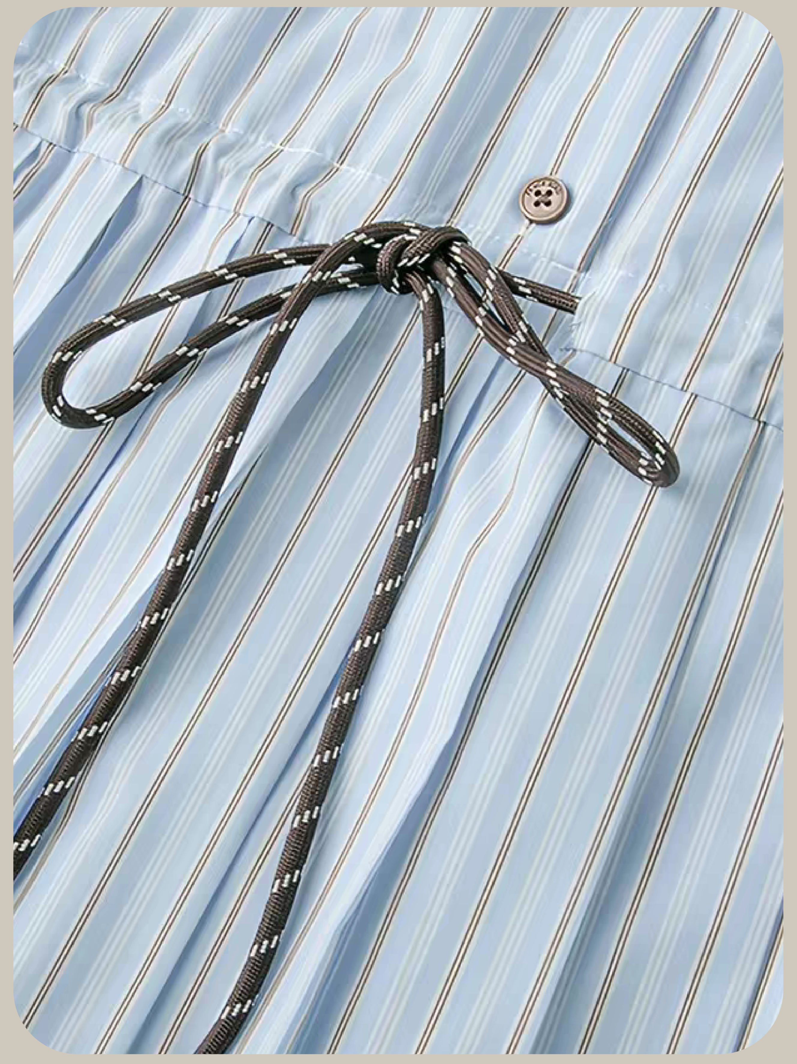 Waisted Shirt Dress/ウエストシャツワンピース